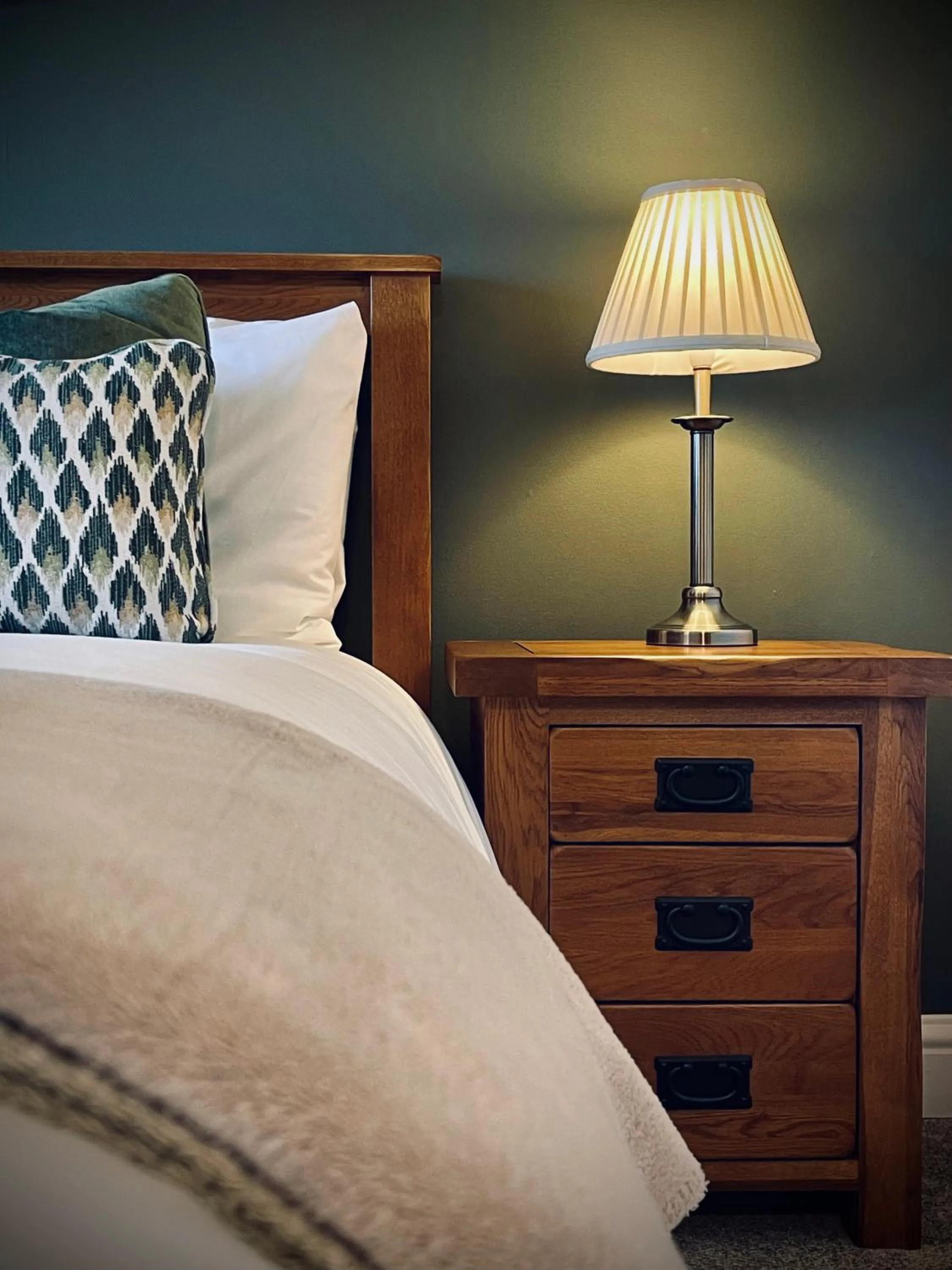 Bed in The Crown Inn