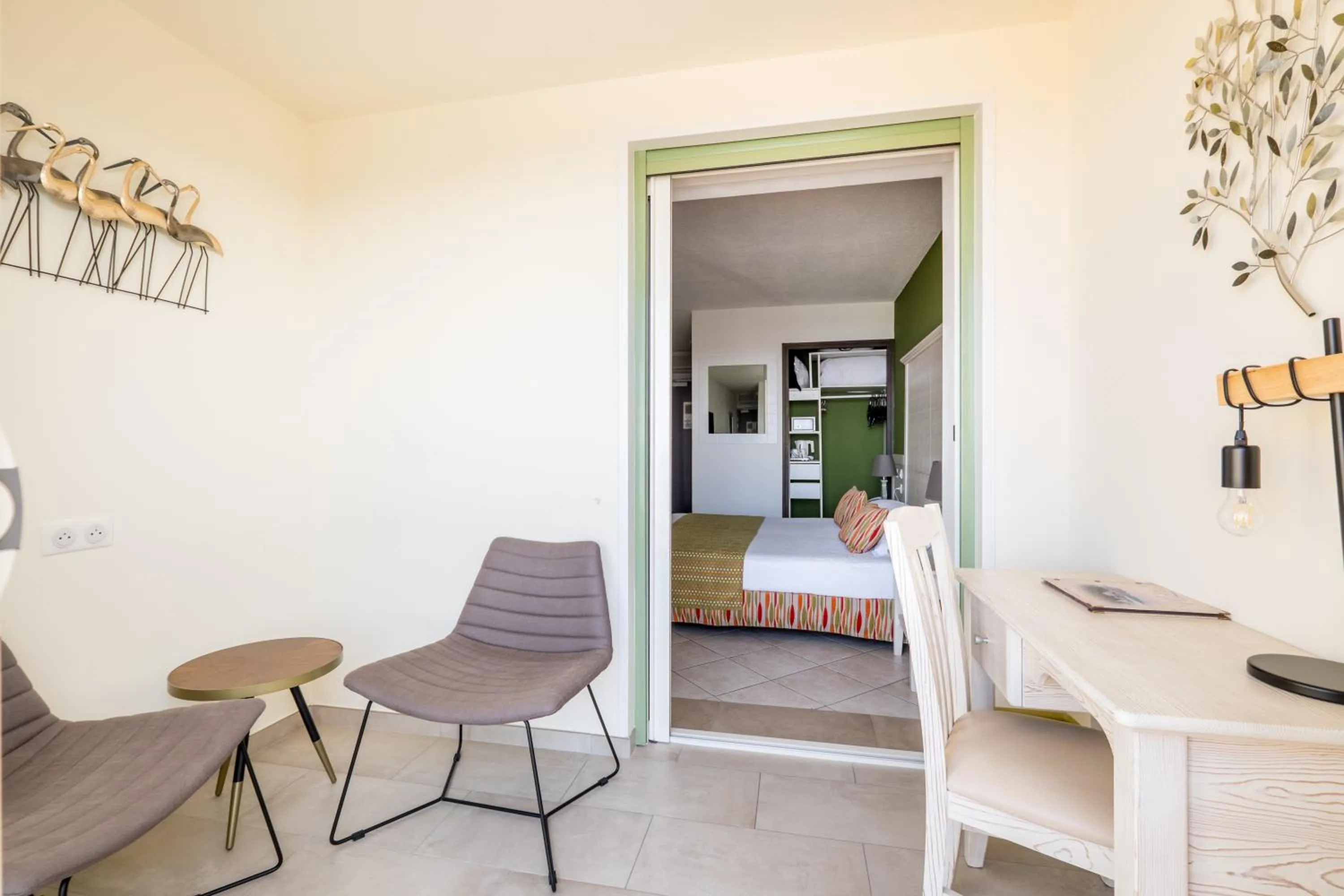 Bed in Hôtel Funtana Marina