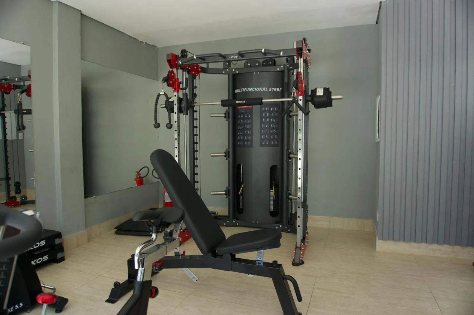 Fitness centre/facilities in Hotel Girassol Plaza