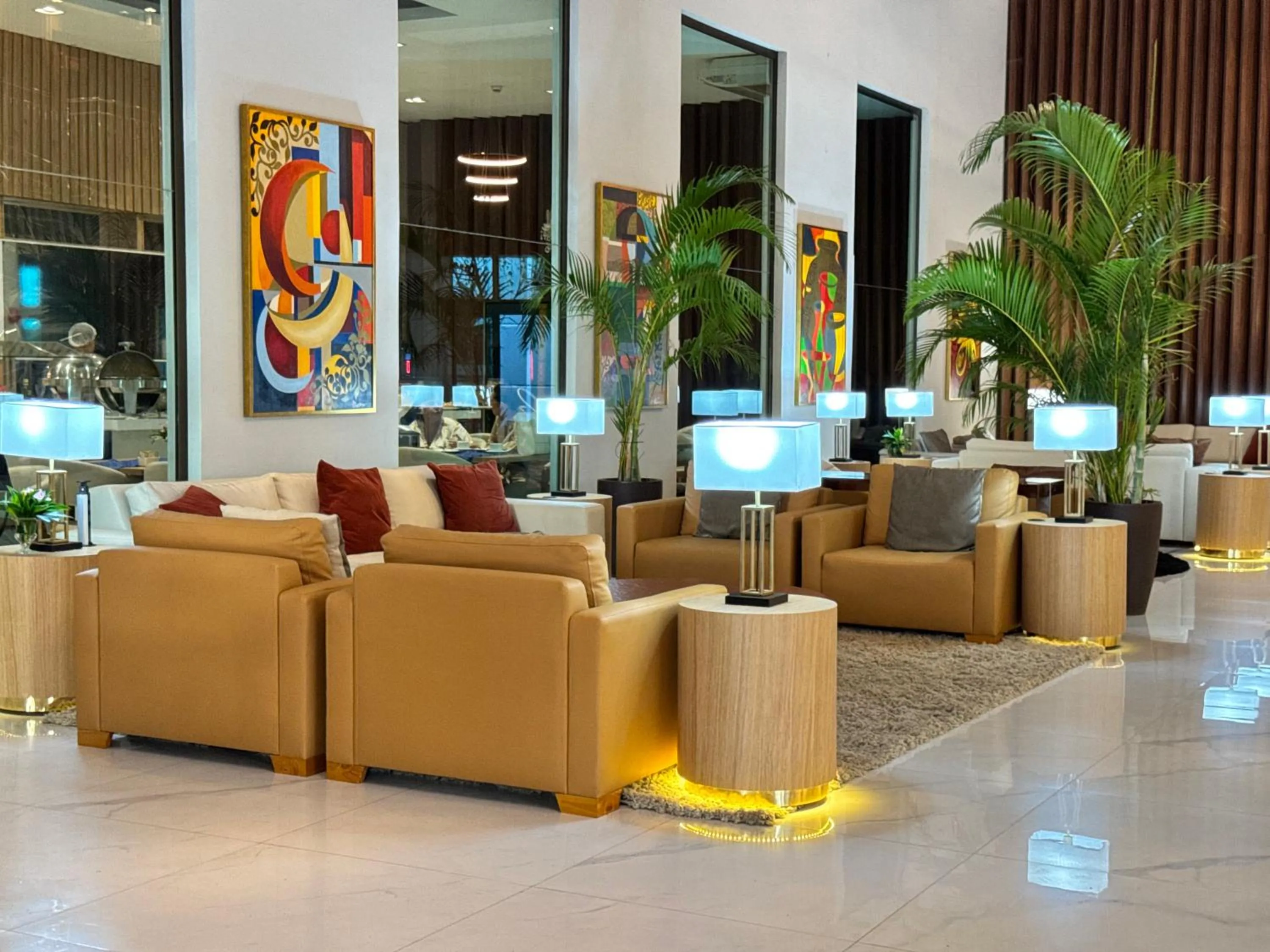 Lobby or reception in Hotel Girassol Plaza