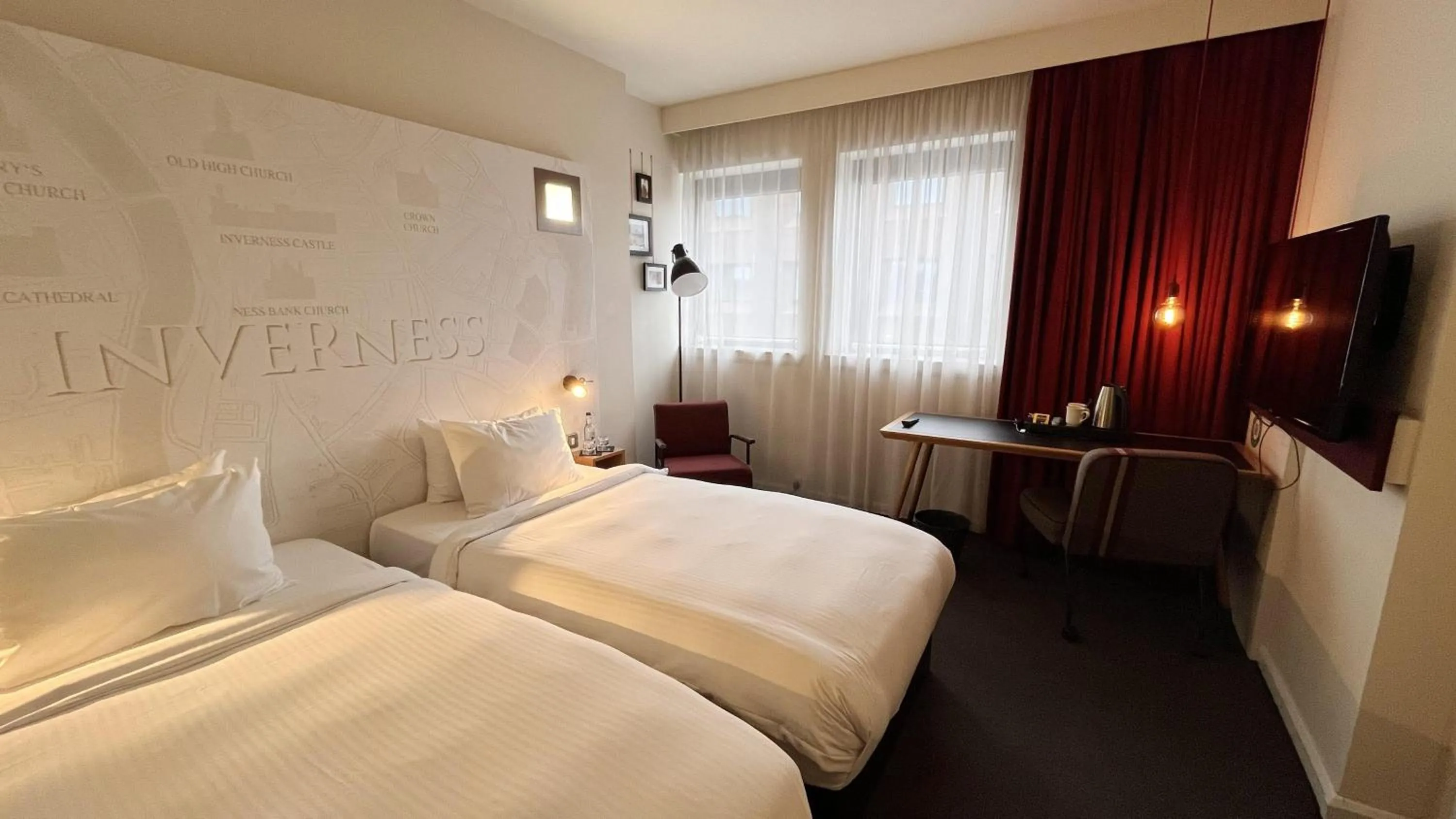 Photo of the whole room, Bed in B&B HOTEL Inverness