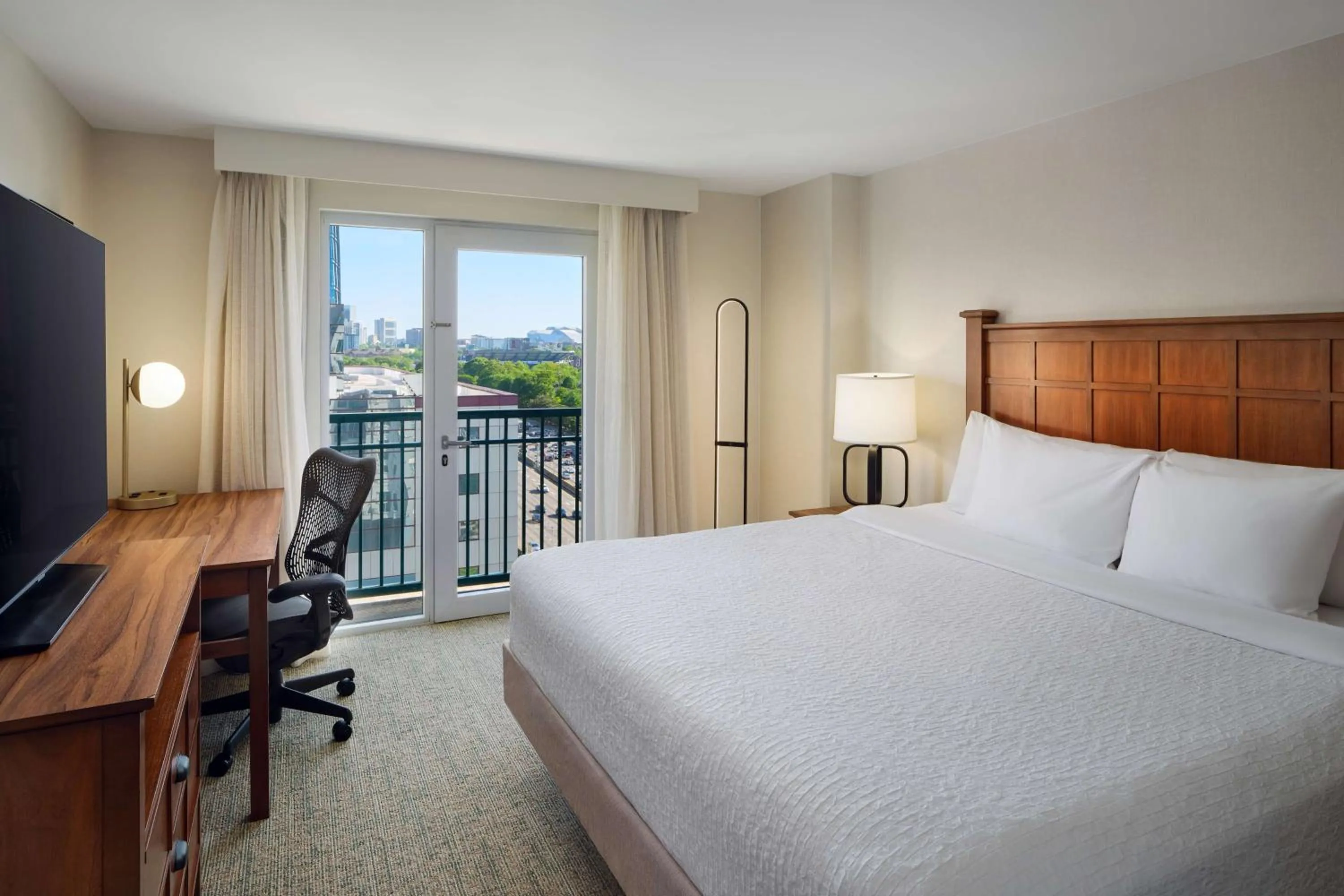 Bedroom, Bed in Homewood Suites Atlanta Midtown