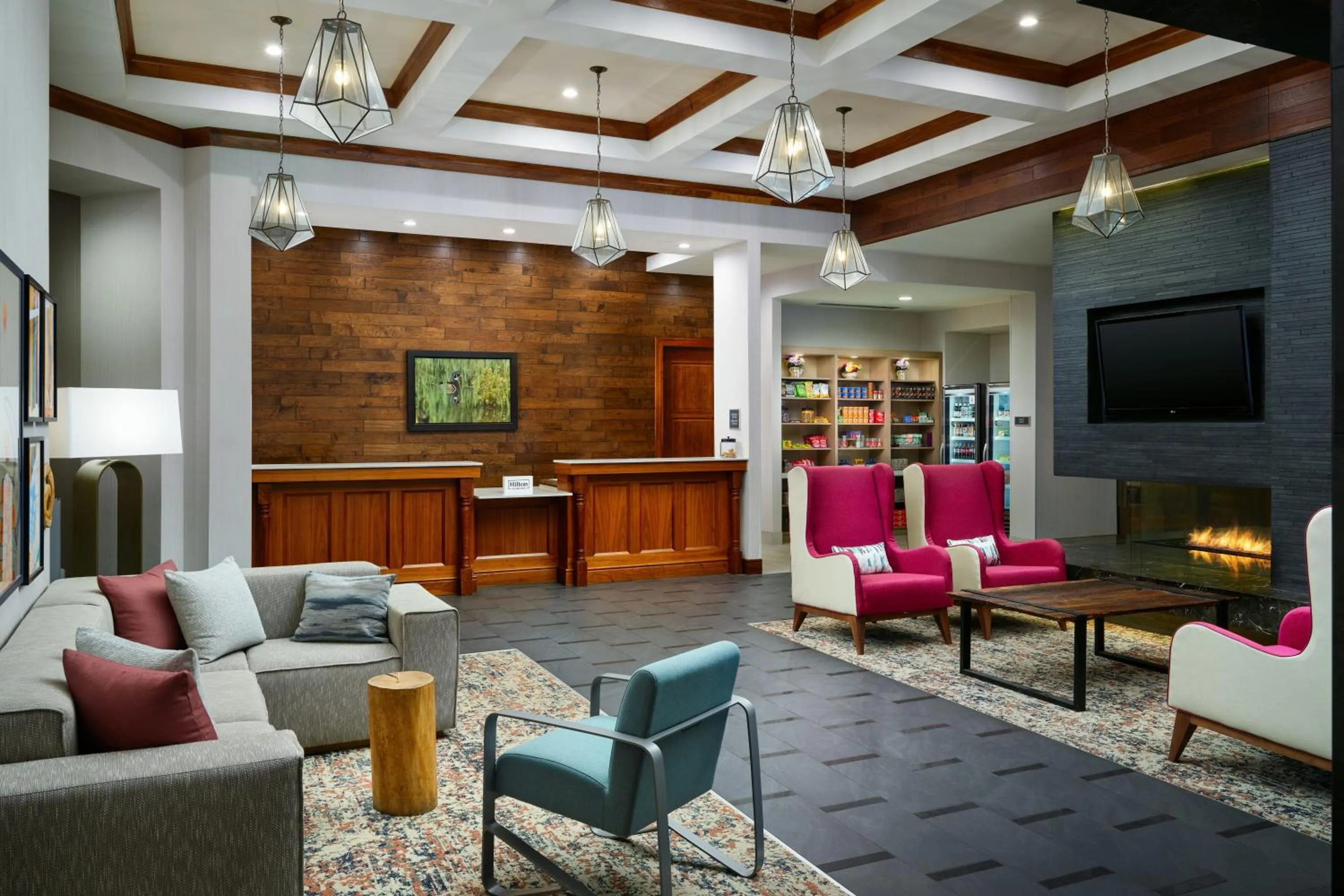 Lobby or reception in Homewood Suites Atlanta Midtown