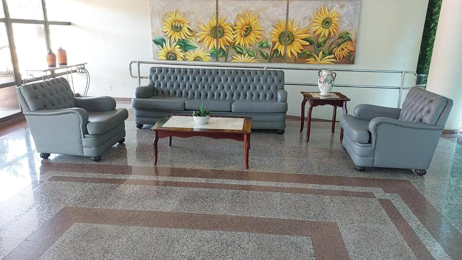 Lobby or reception in Pousada dos Girassóis