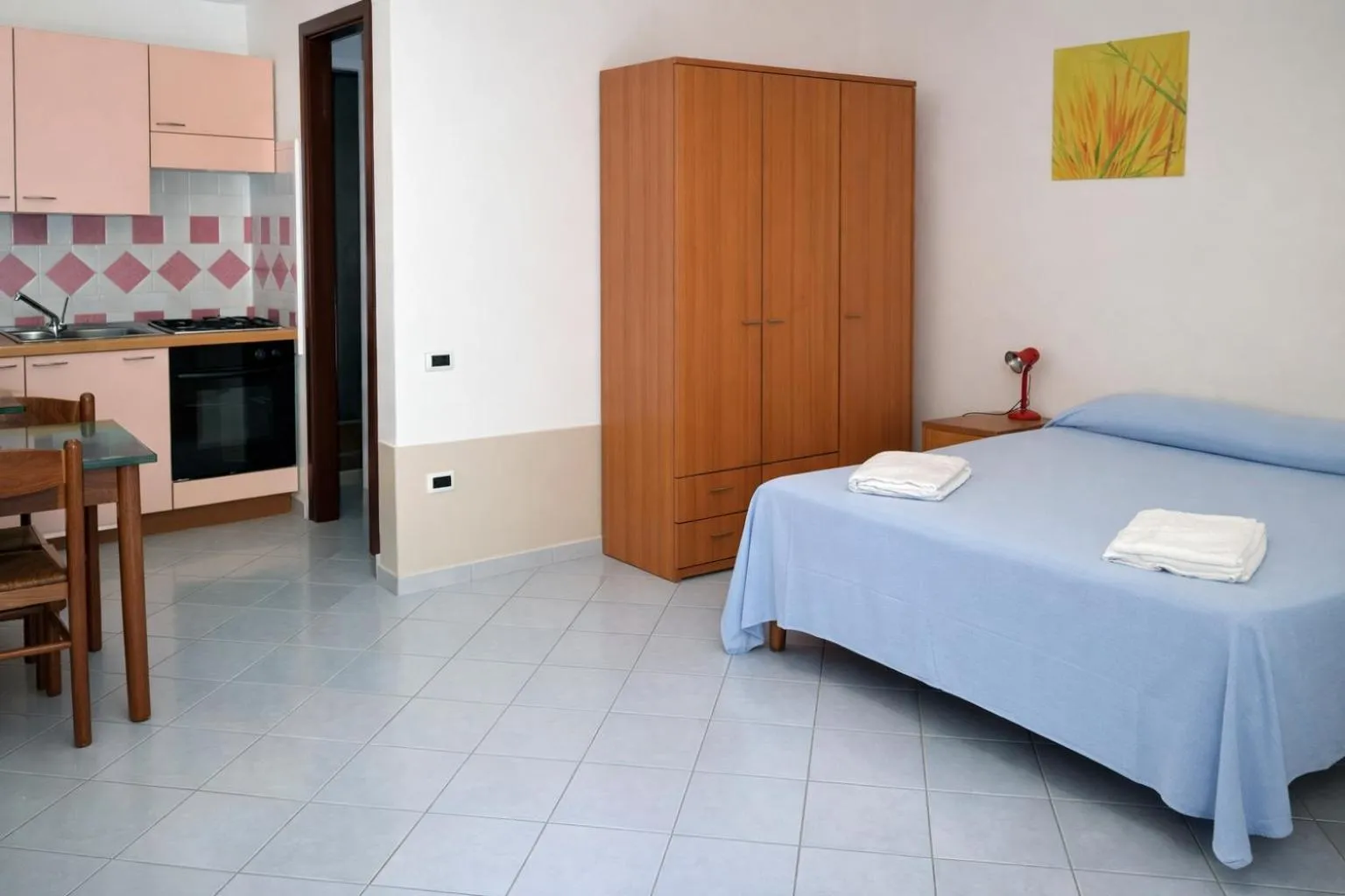 Living room, Bed in Residence Oasi Anfiteatro