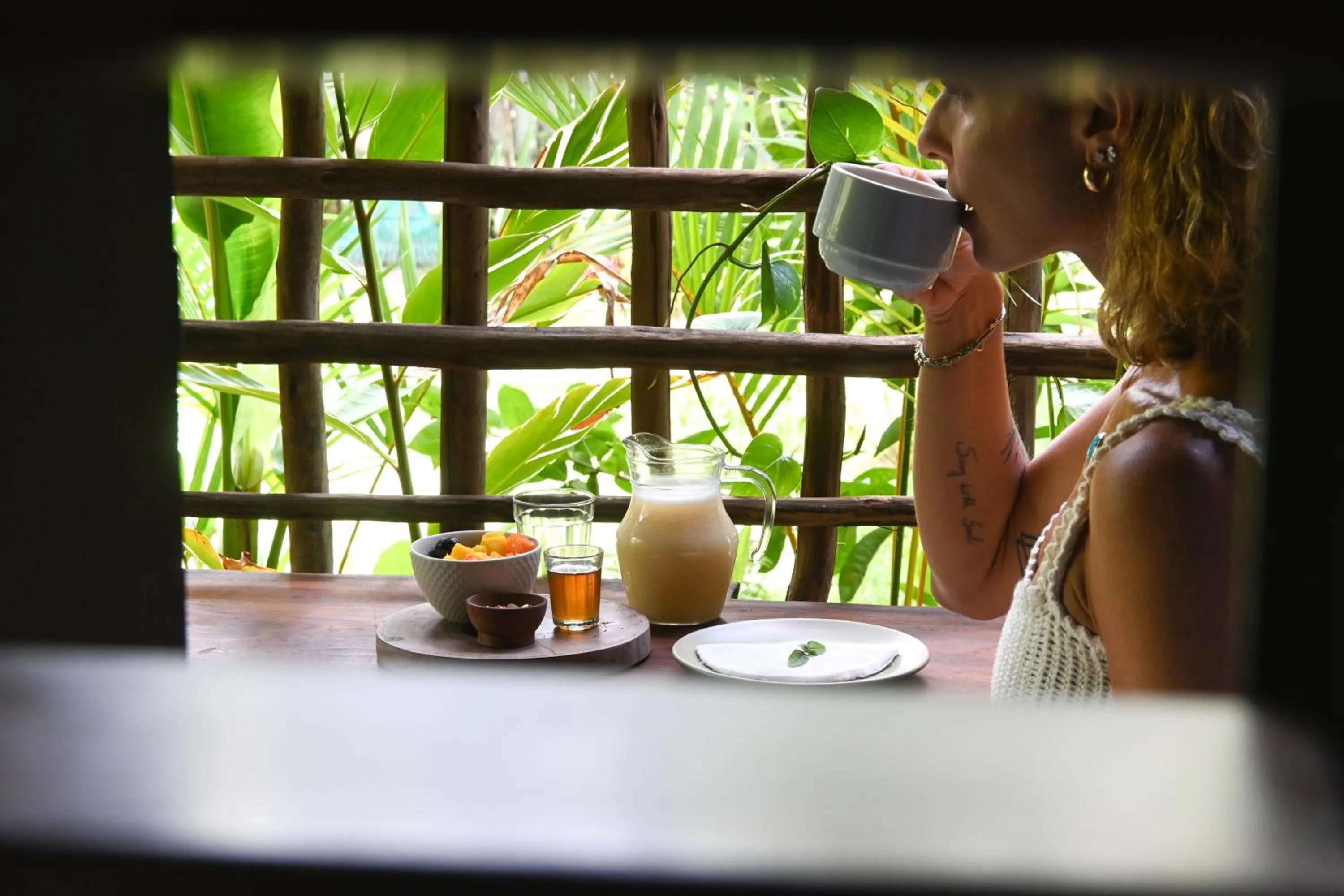 Patio in Pousada Habitat Caraíva
