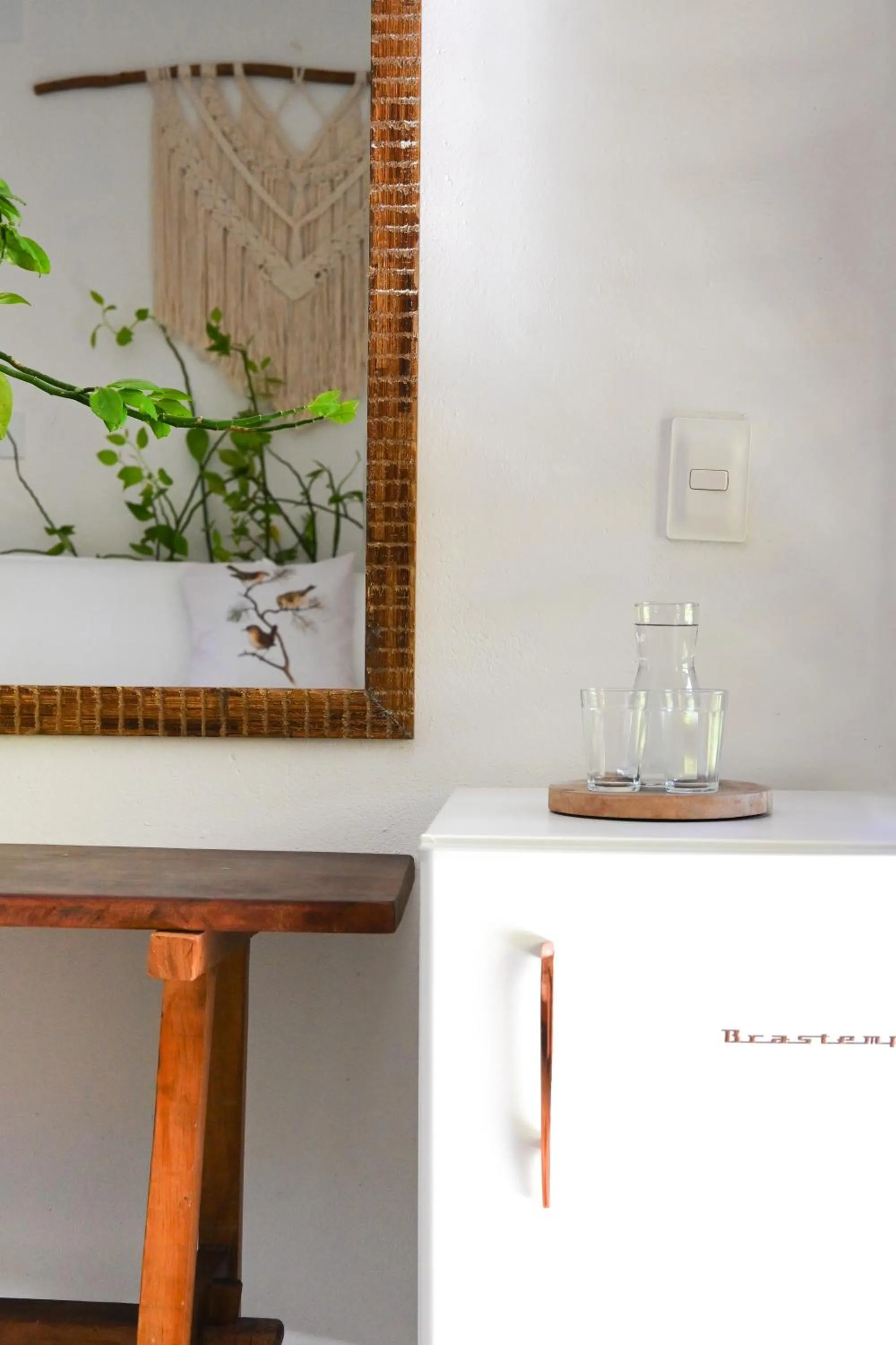 Decorative detail in Pousada Habitat Caraíva