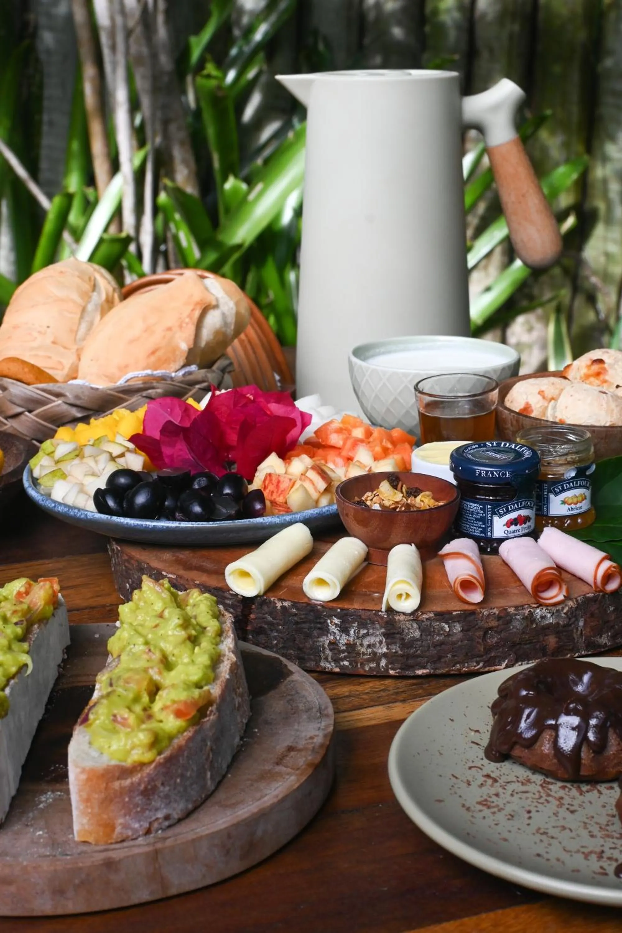 Breakfast in Pousada Habitat Caraíva