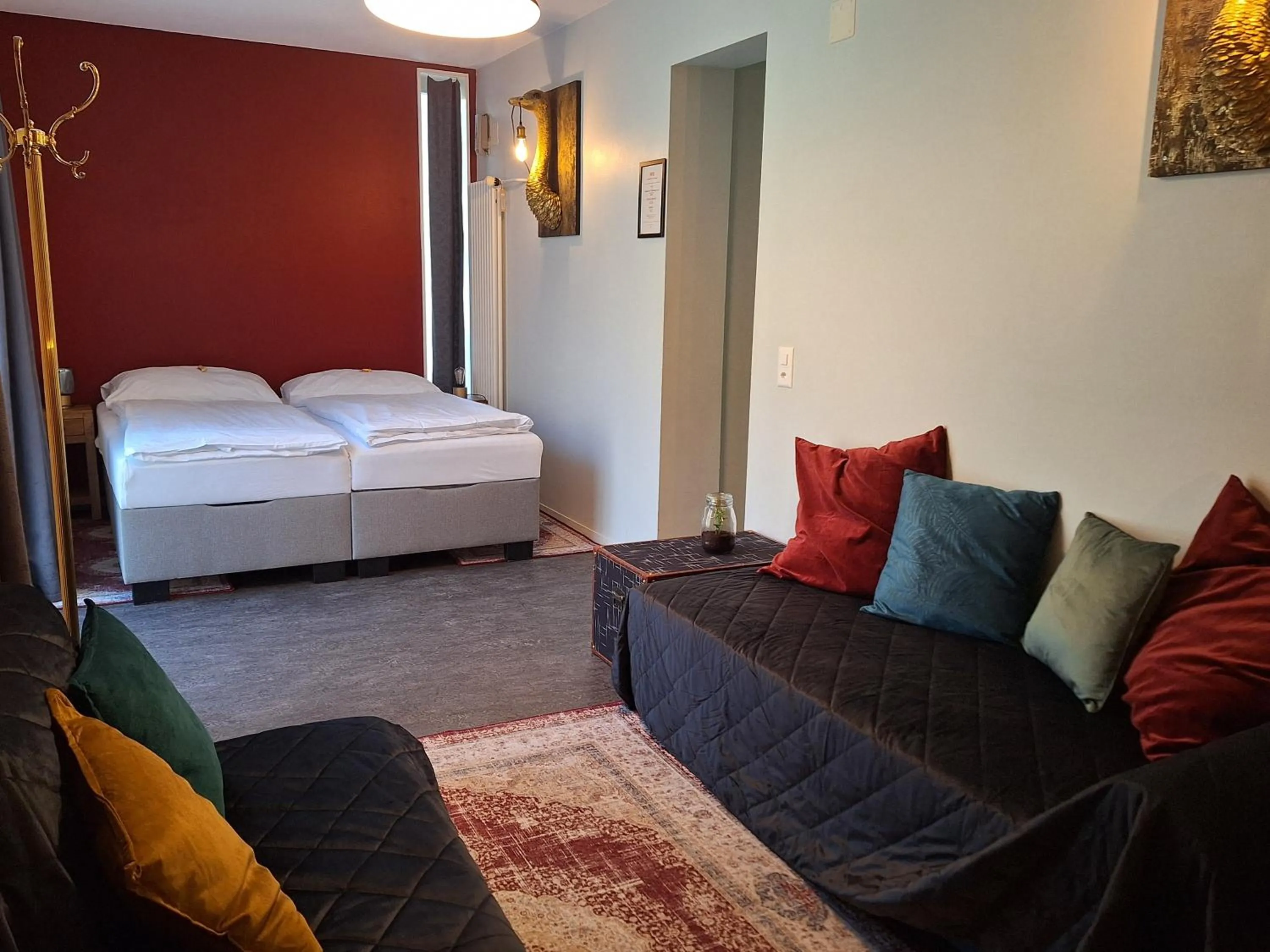 Bed in Hotel Landhaus