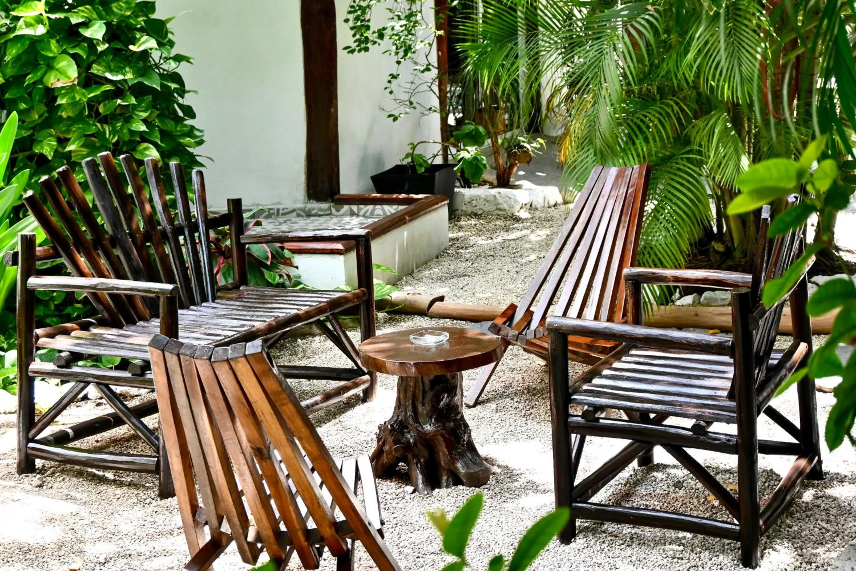 Garden in Pacha Tulum Boutique Hotel