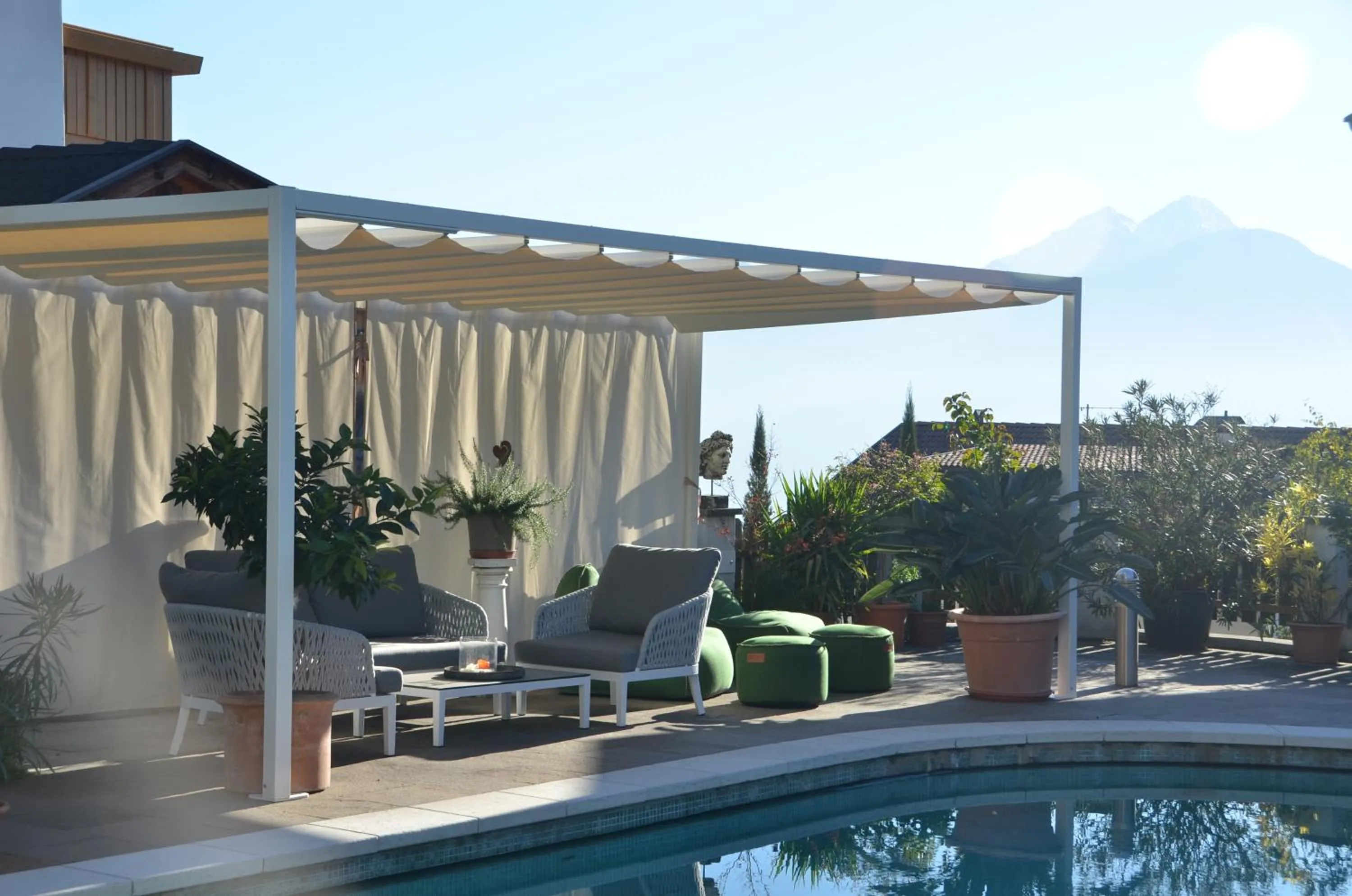 Balcony/Terrace in Hotel - Appartements Schmied Hans