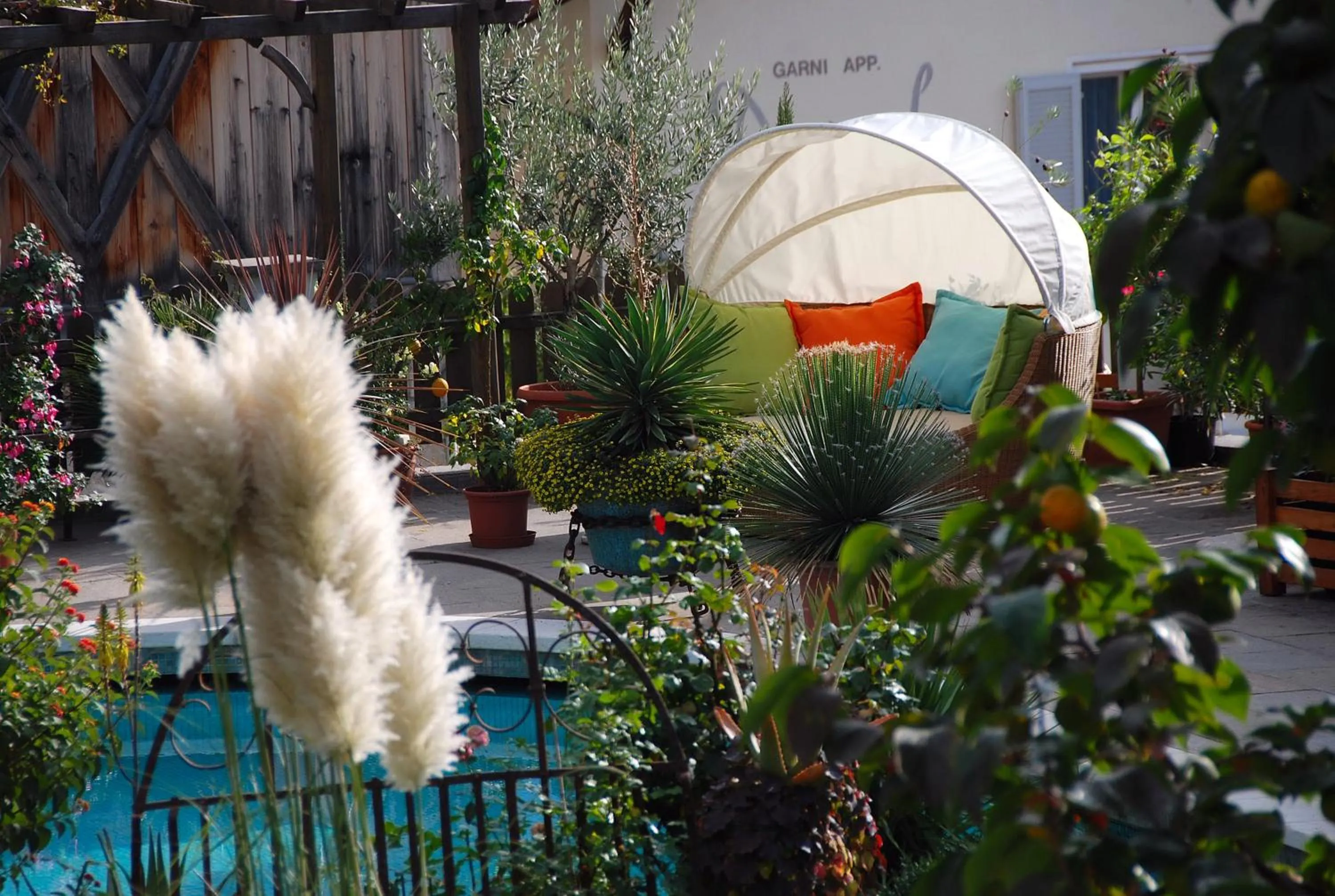 Garden in Hotel - Appartements Schmied Hans