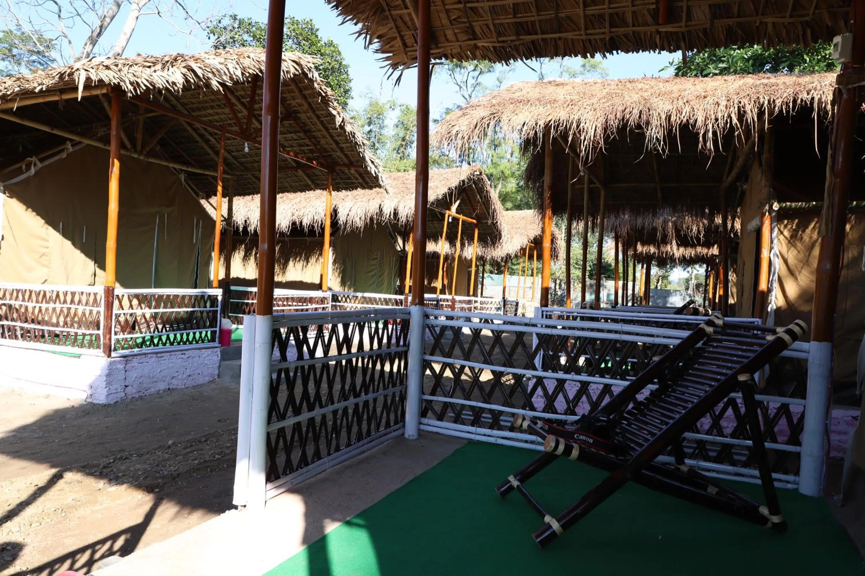 Balcony/Terrace in Kaziranga Eco Camp
