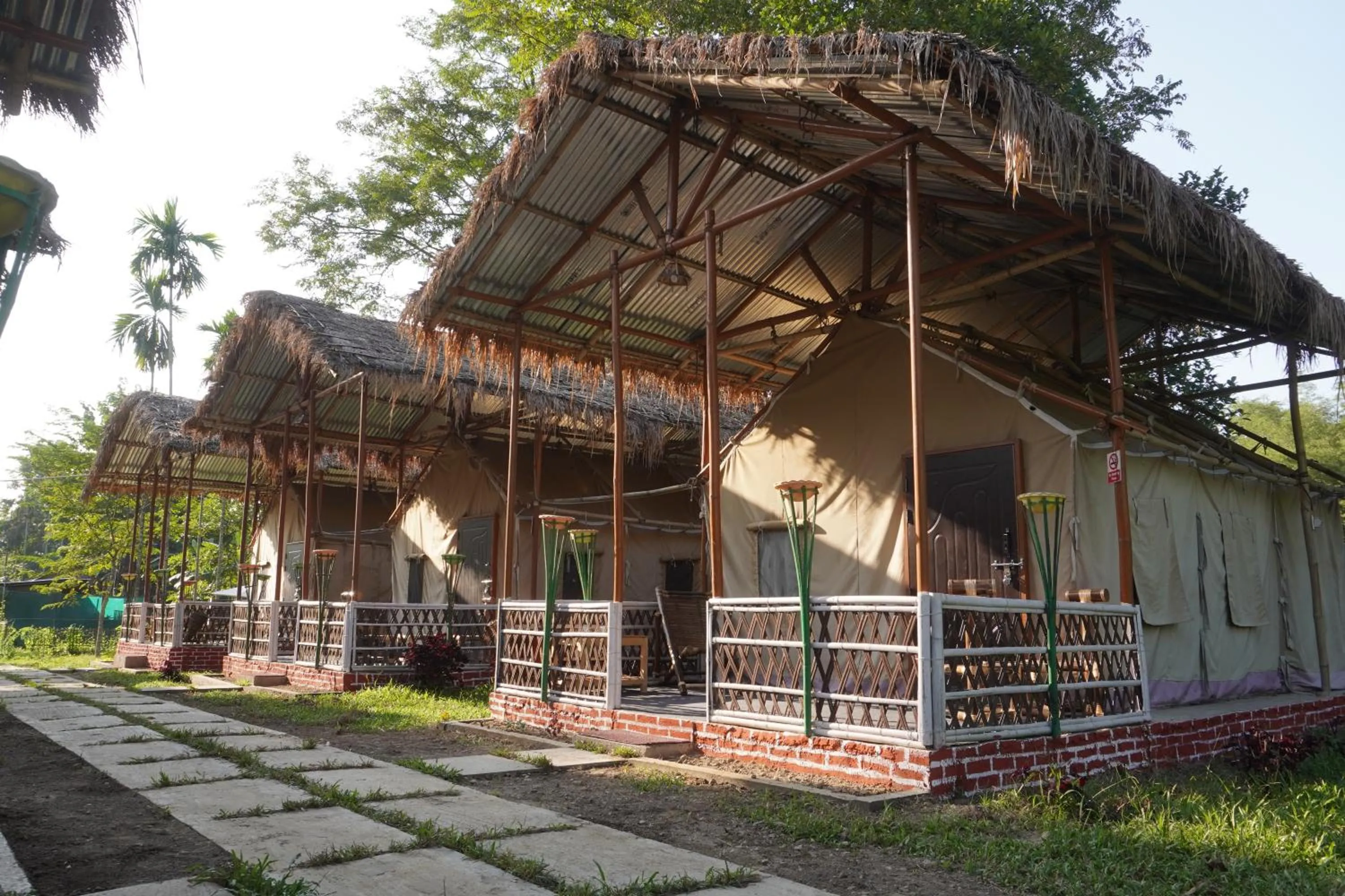 Property building in Kaziranga Eco Camp