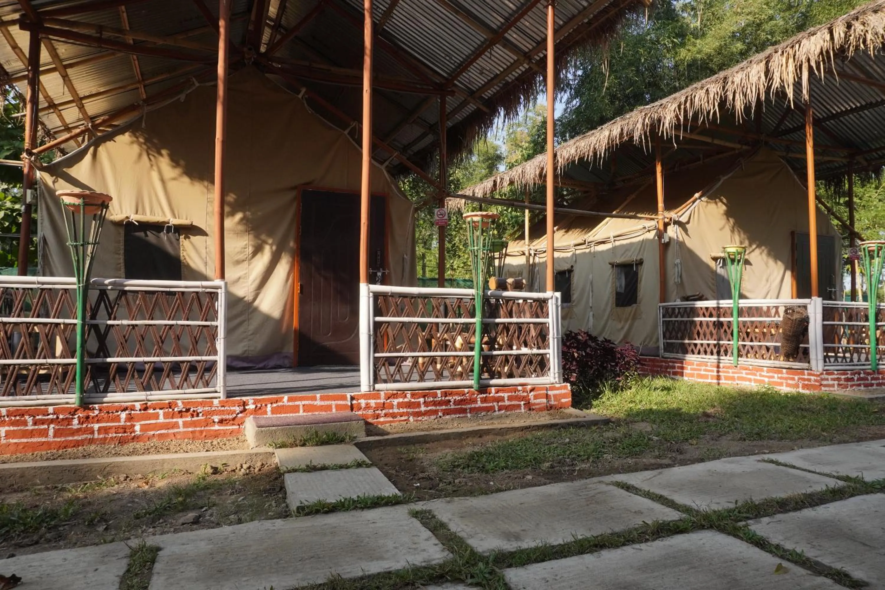 Property building in Kaziranga Eco Camp