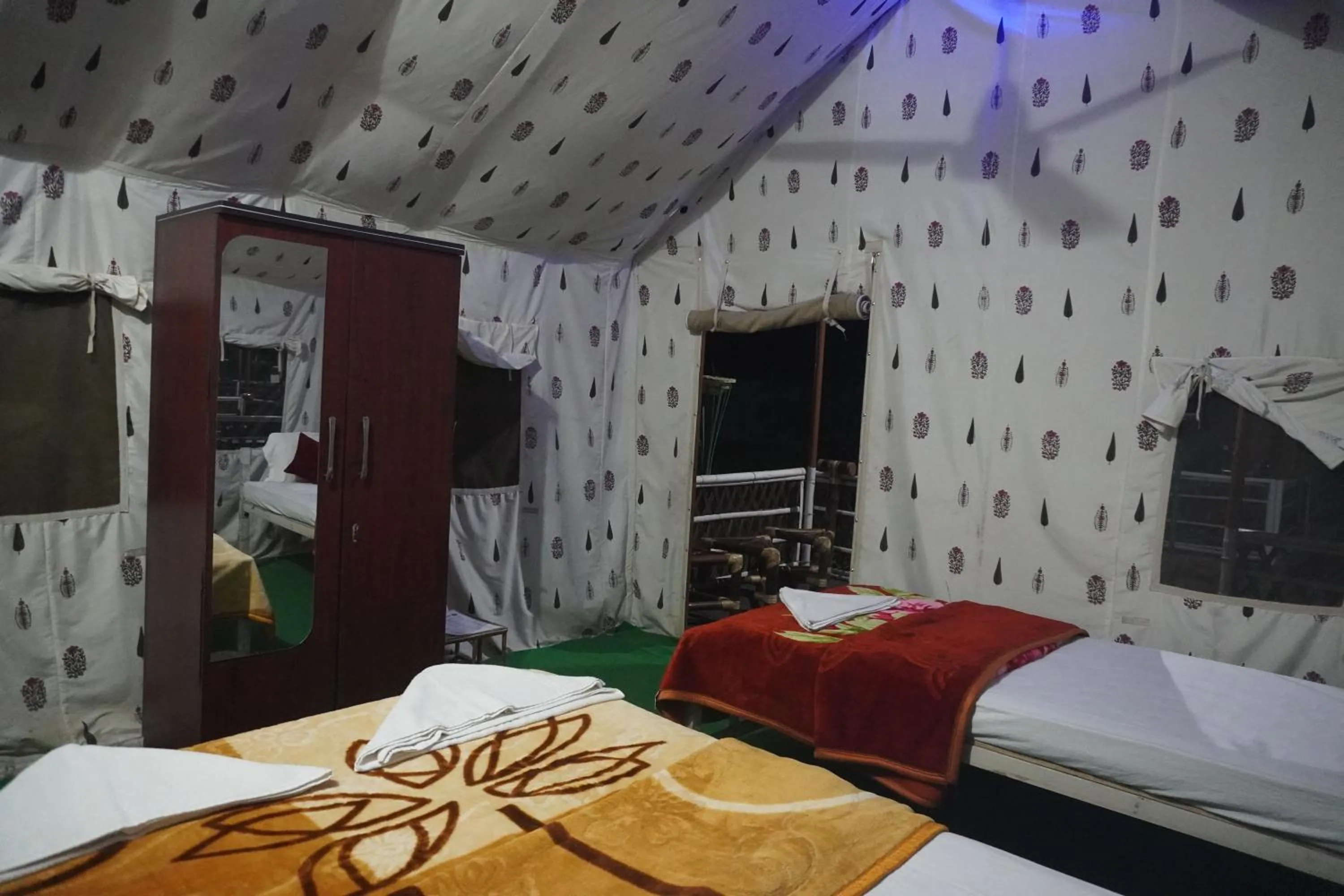 Bedroom, Bed in Kaziranga Eco Camp