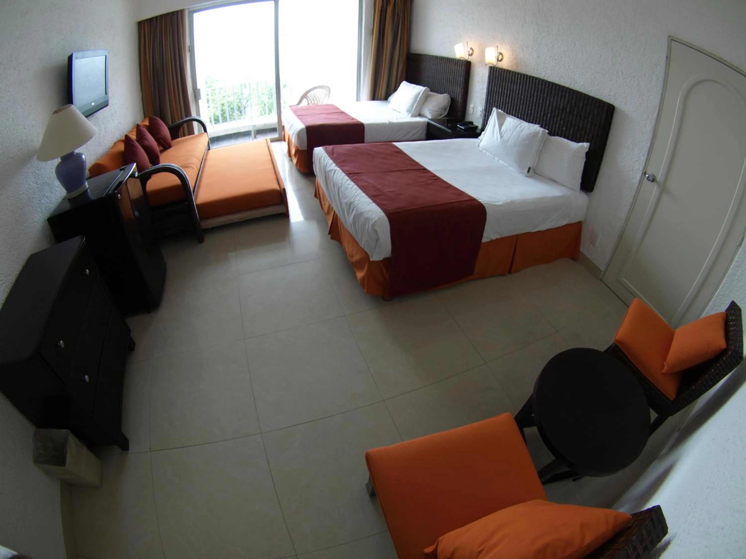 Bed in Sierra Mar at Tesoro Manzanillo