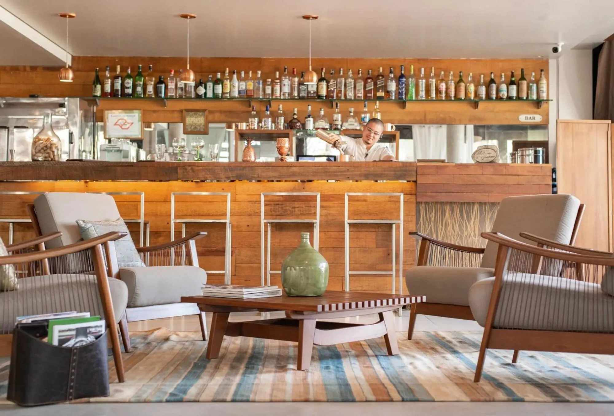 Lounge or bar in Hotel Spa Nau Royal