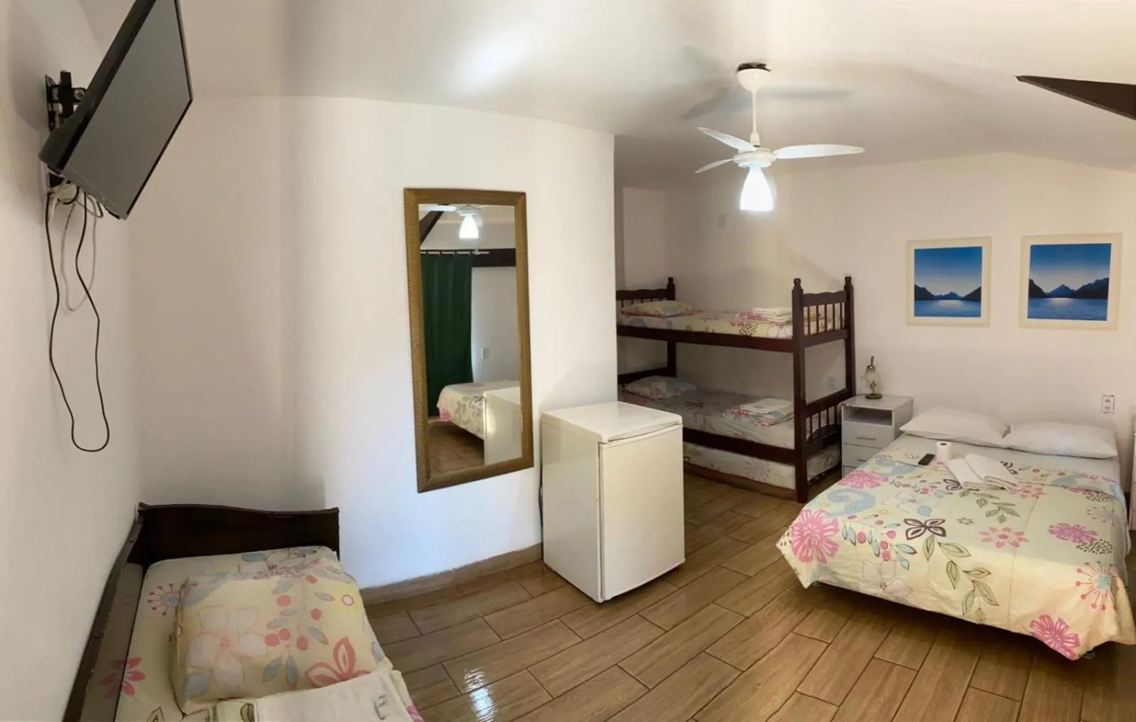 Bed in Pousada Ferradura Beach