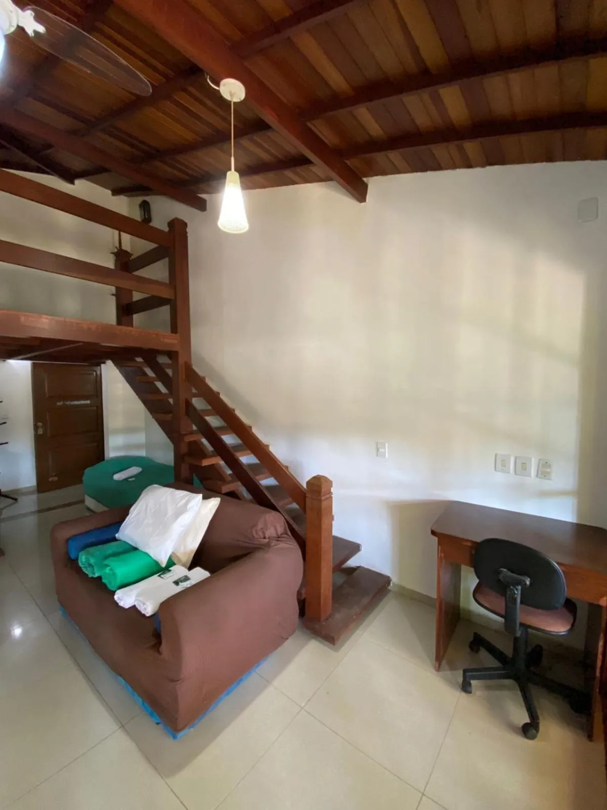 Bed in Pousada Ferradura Beach