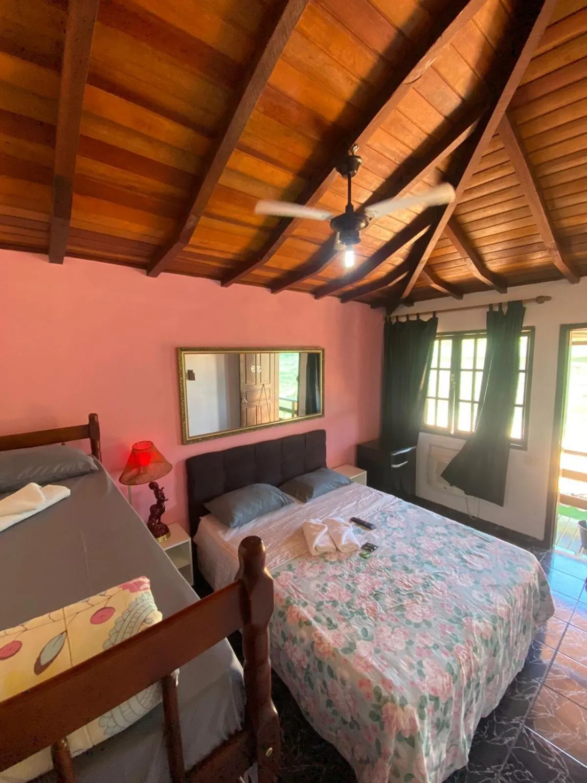 Bed in Pousada Ferradura Beach