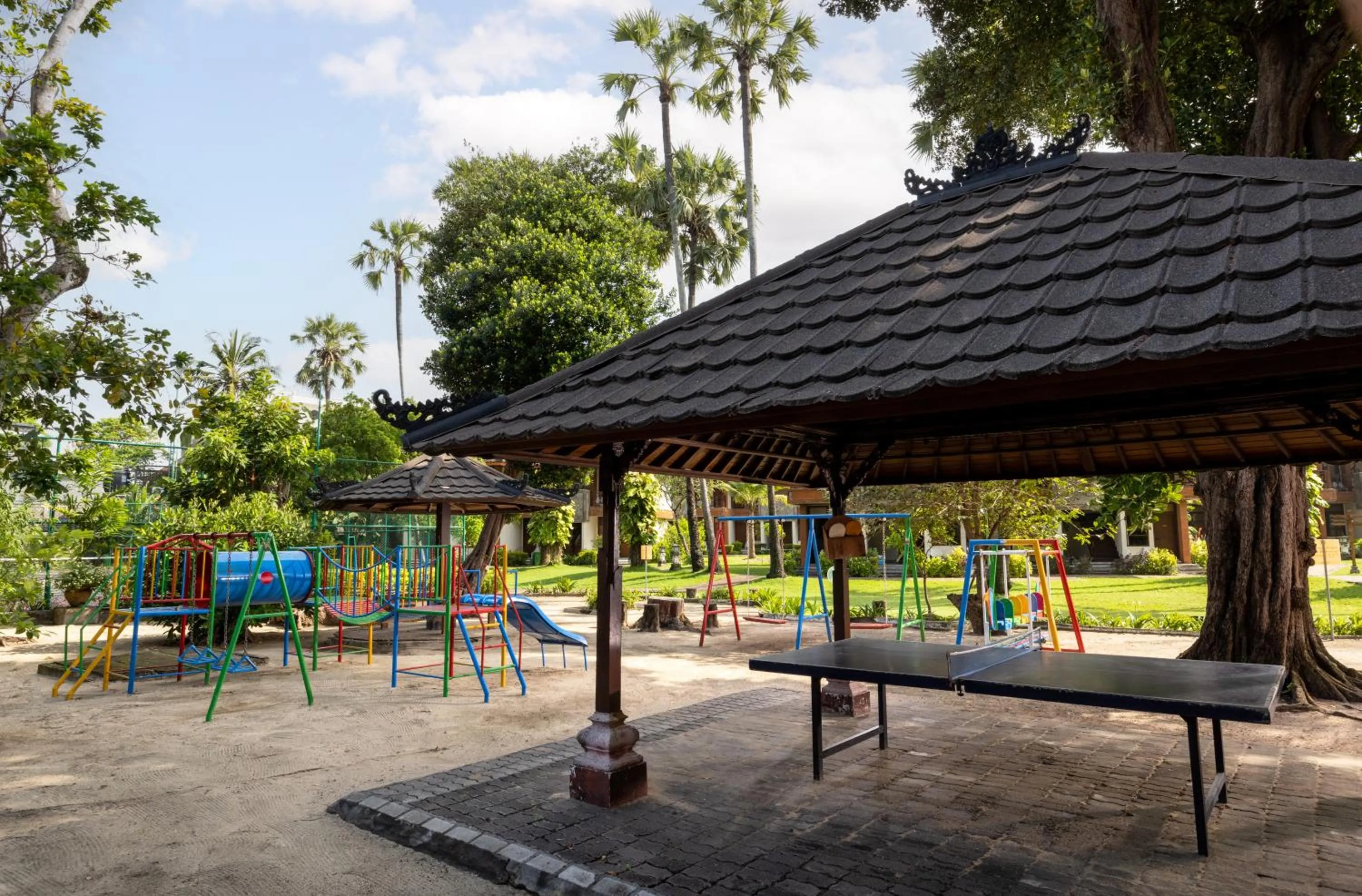 Tennis court in The Jayakarta Bali Beach Resort