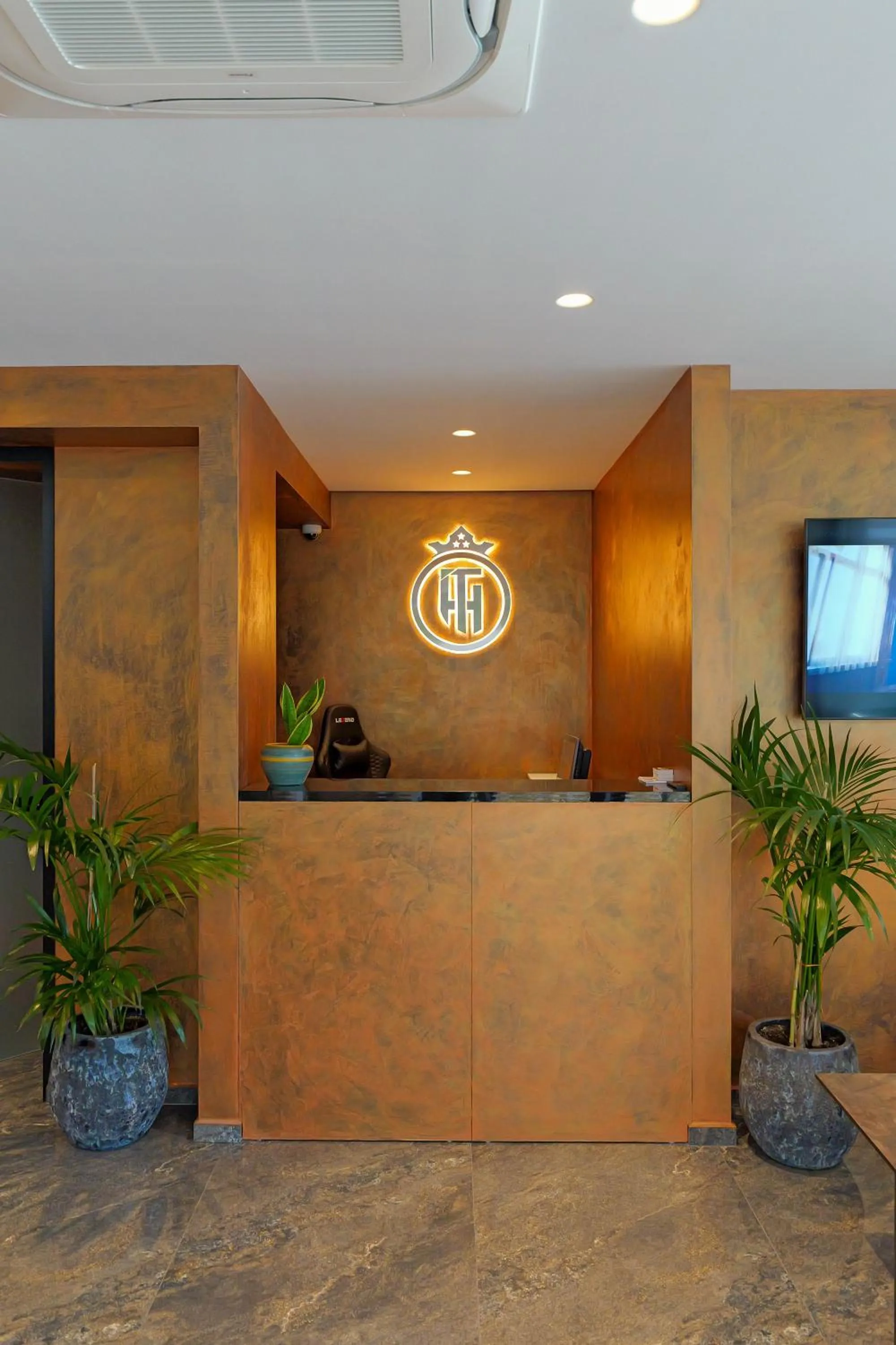 Lobby or reception in Hotel Teuta
