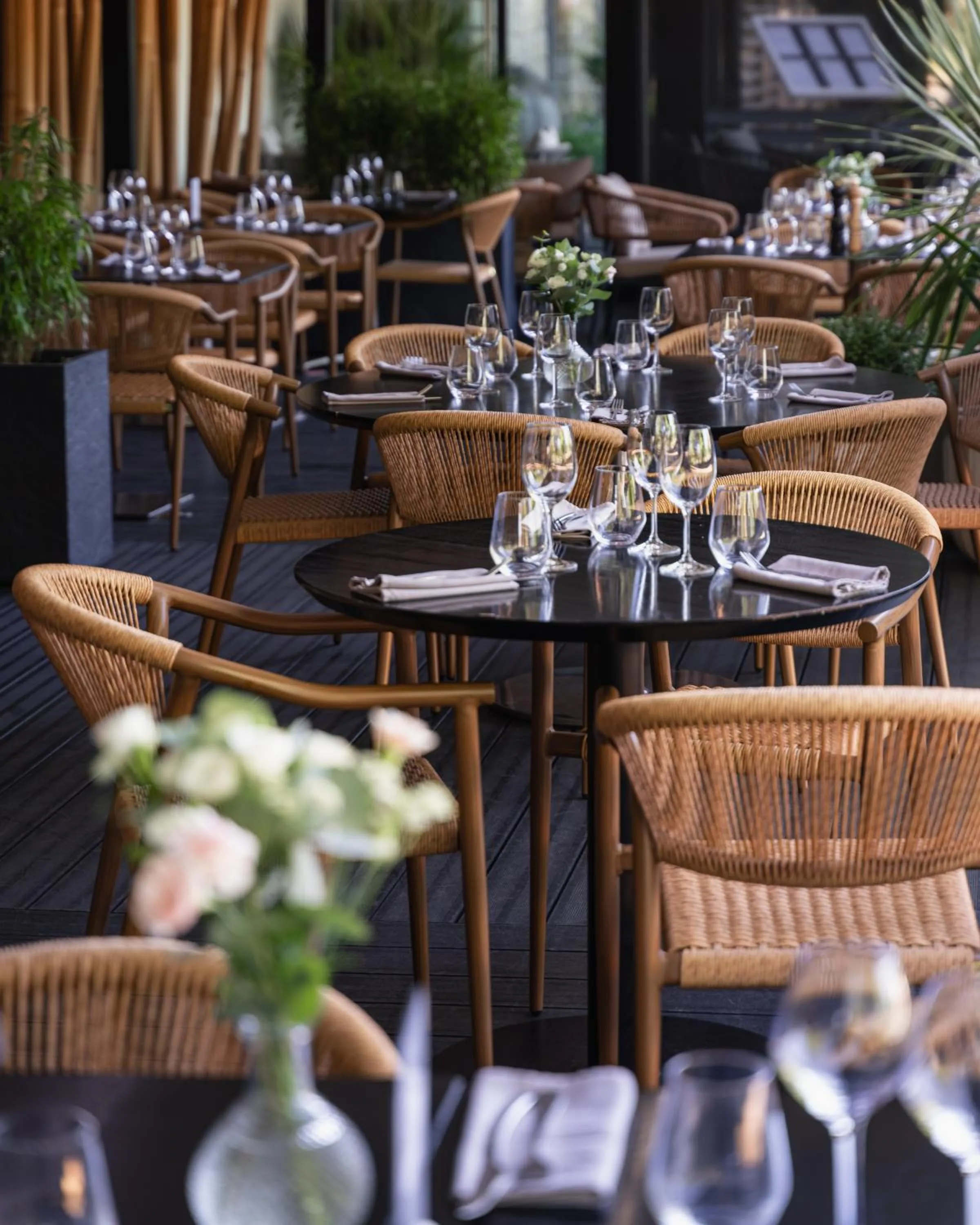 Patio in BRIT HOTEL - RESTAURANT Saint-Brieuc Langueux