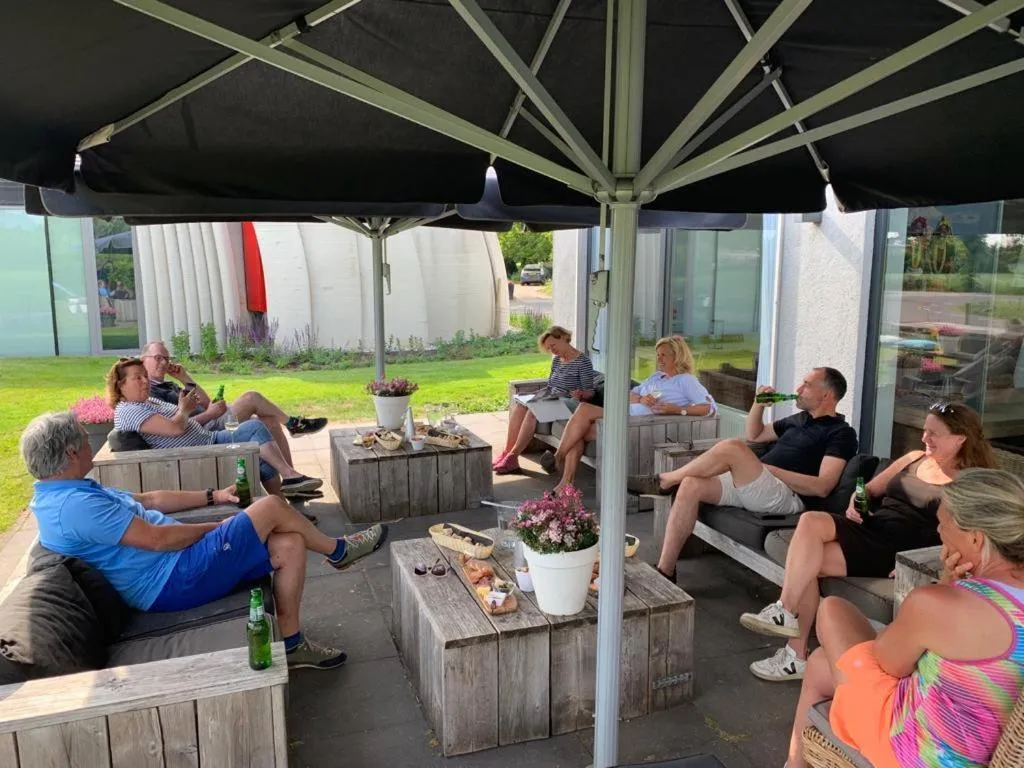 Patio in De Slaapfabriek vakantiehuis en trainingslocatie