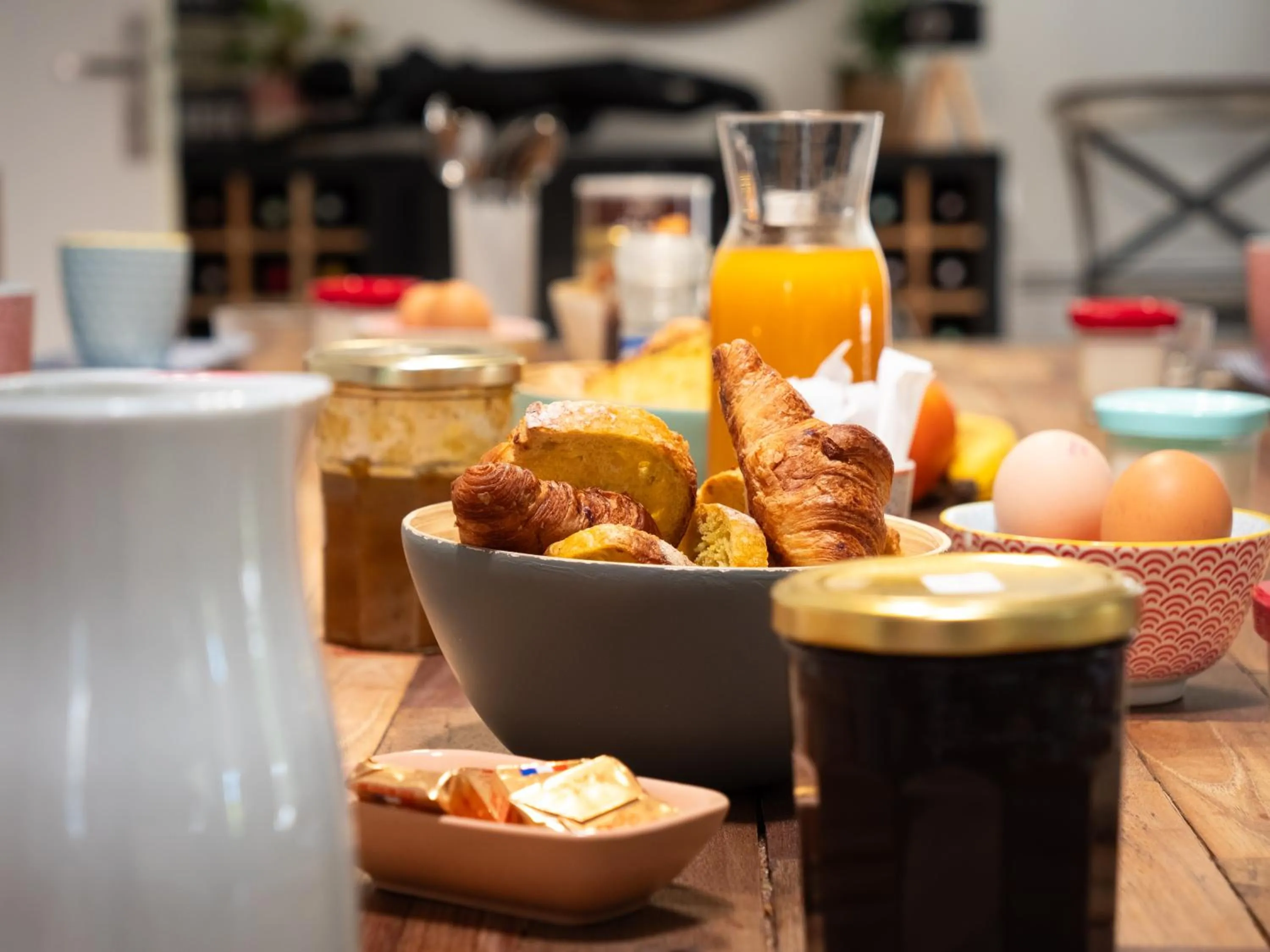 Breakfast in La Villa Herbert Maison d'hôtes à Andernos