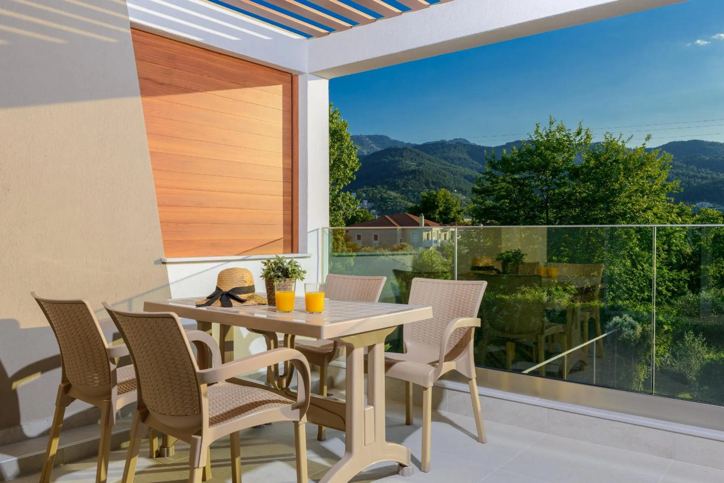 Balcony/Terrace in Hotel Aethria