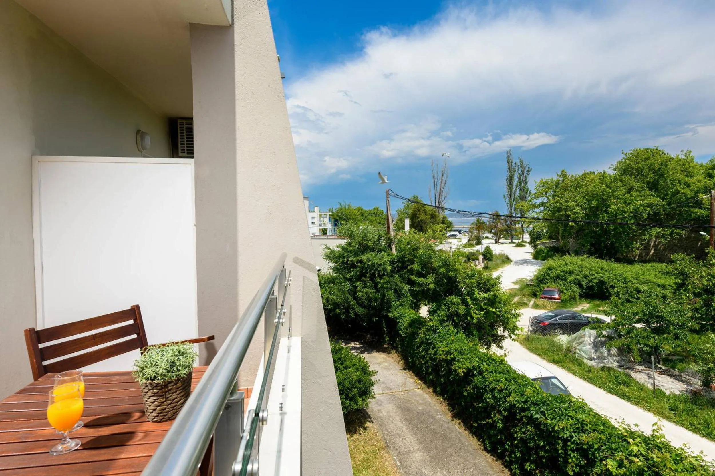 Garden view in Hotel Aethria