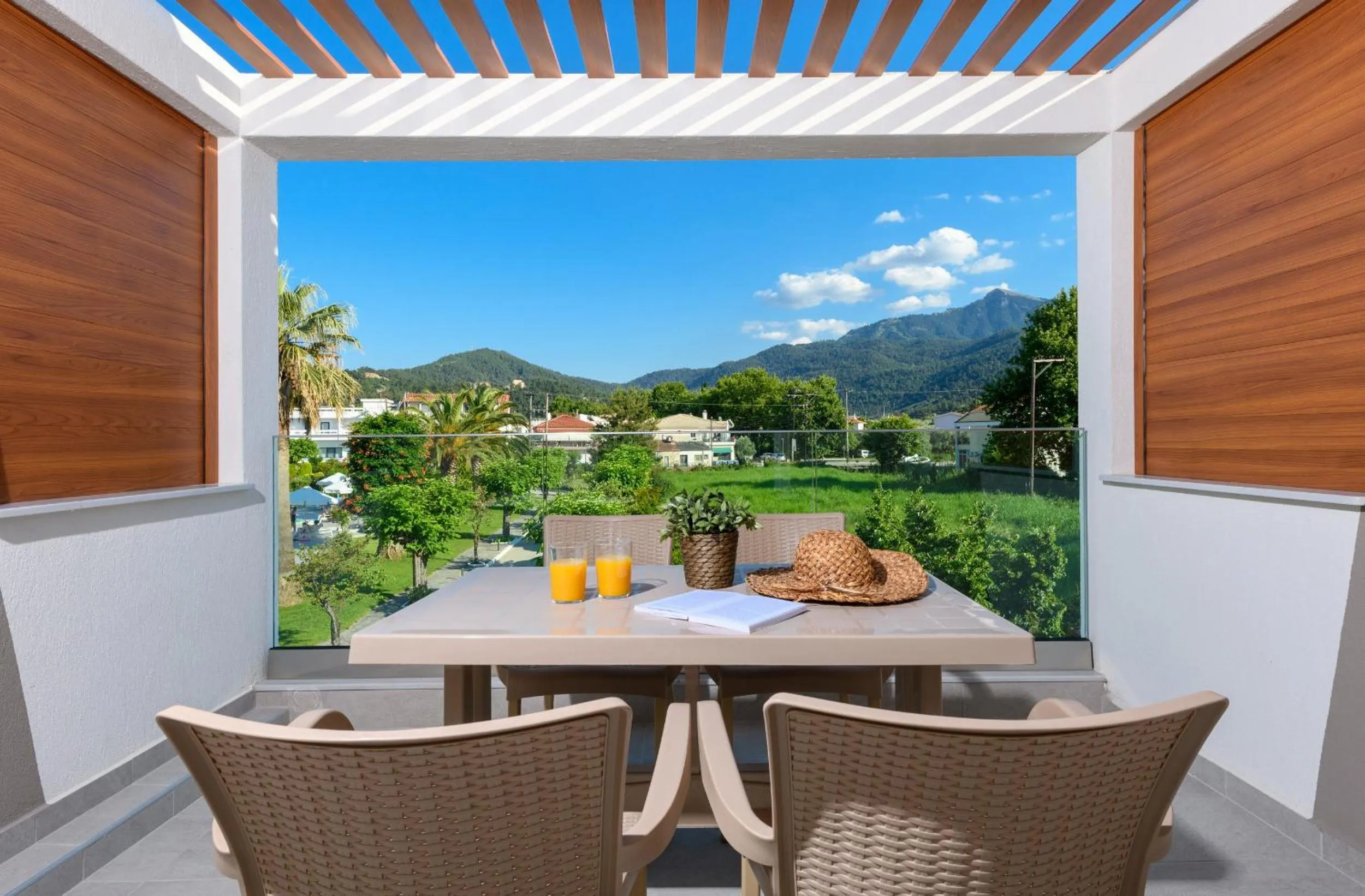 Balcony/Terrace in Hotel Aethria