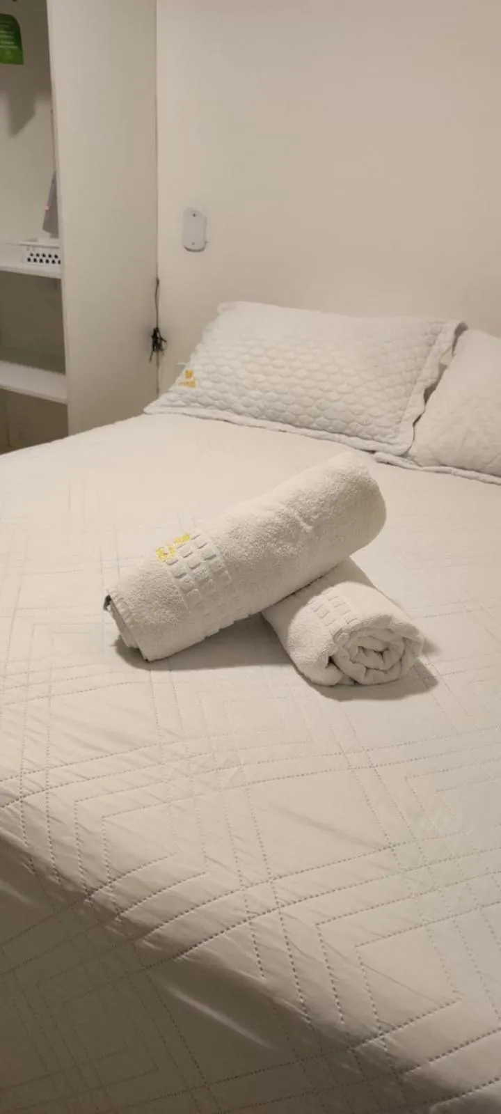 Bed in Cabanos Suites