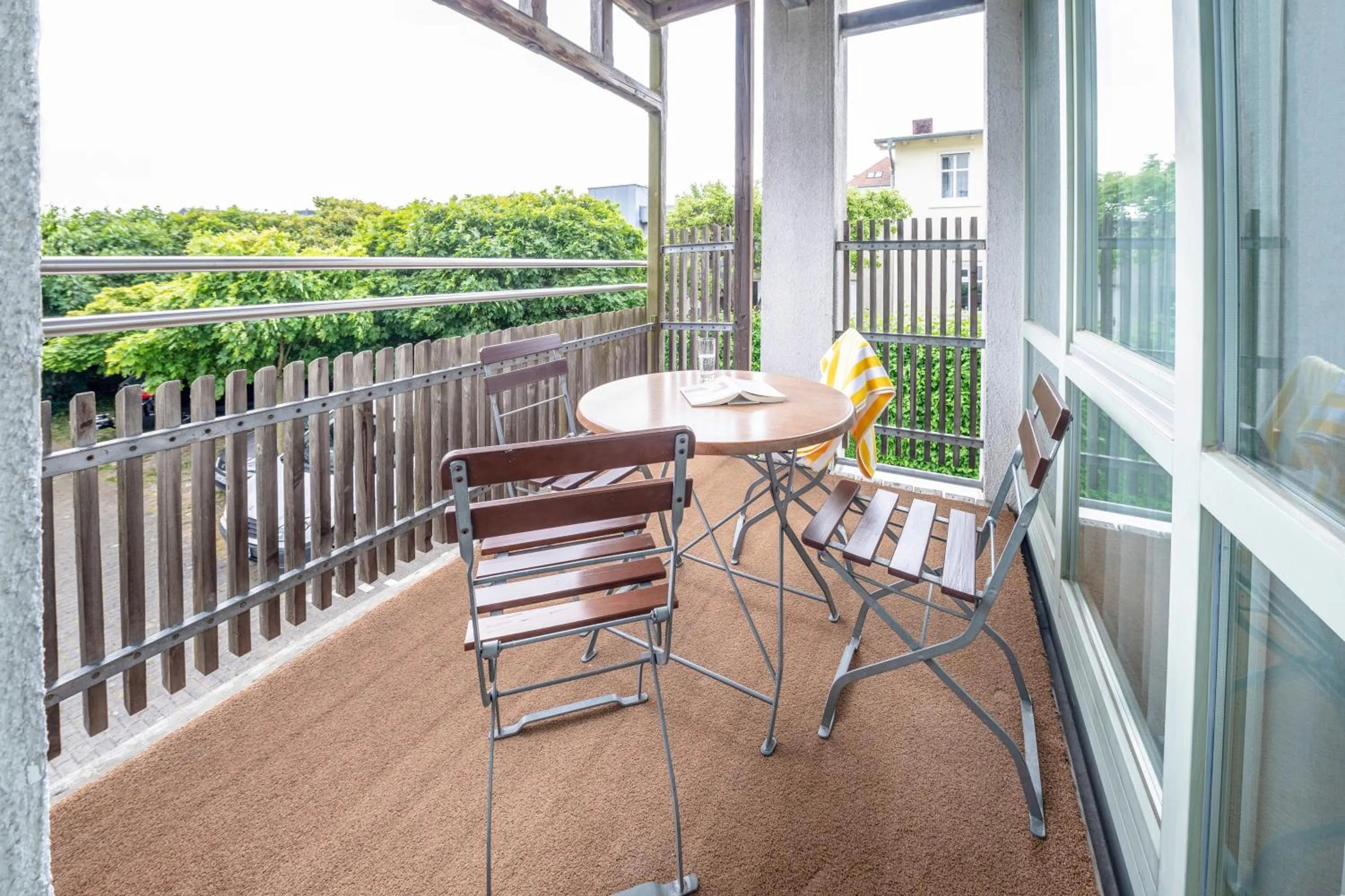 Balcony/Terrace in Rügener Ferienhäuser am Hochufer