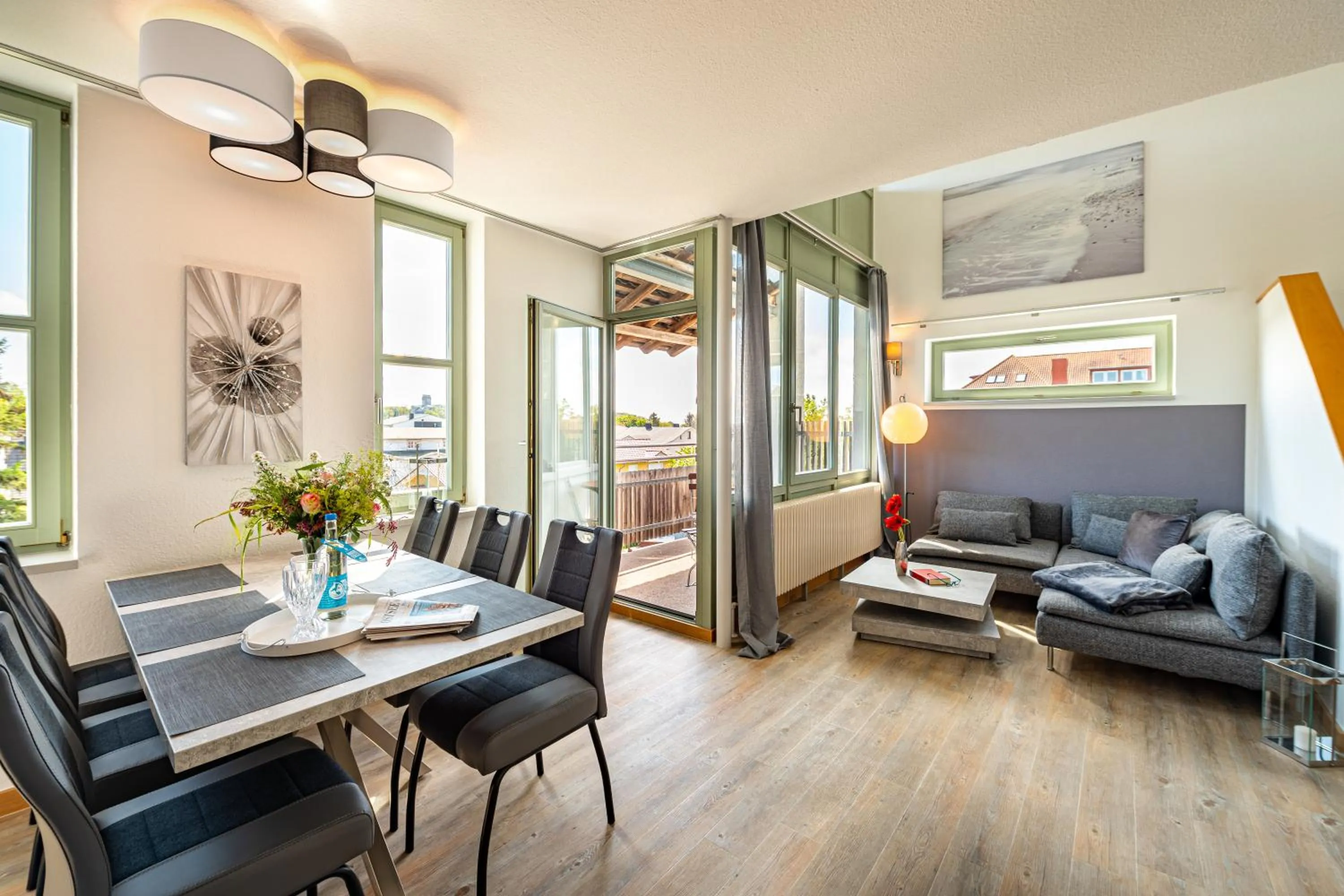 Living room in Rügener Ferienhäuser am Hochufer