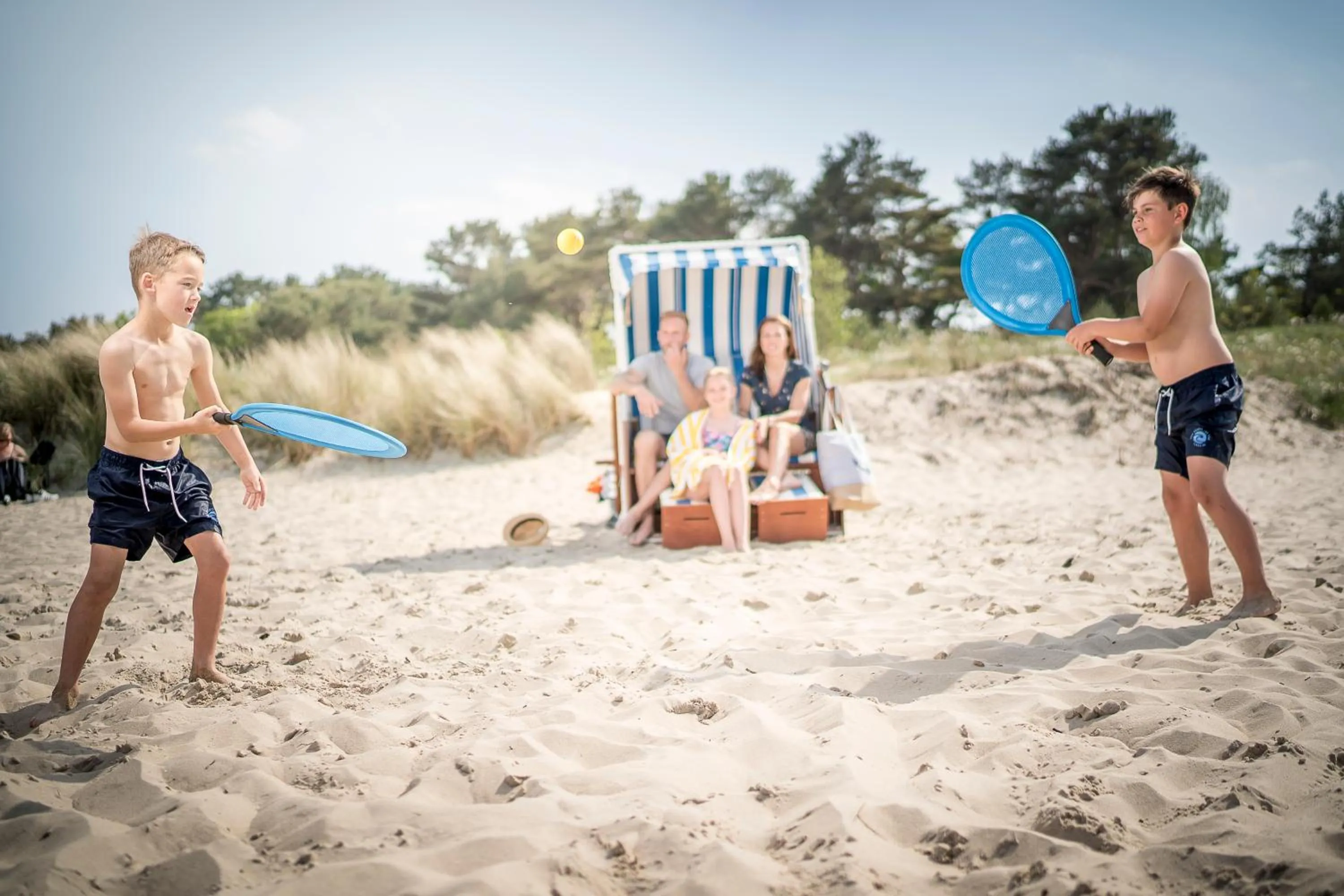 Beach in Rügener Ferienhäuser am Hochufer