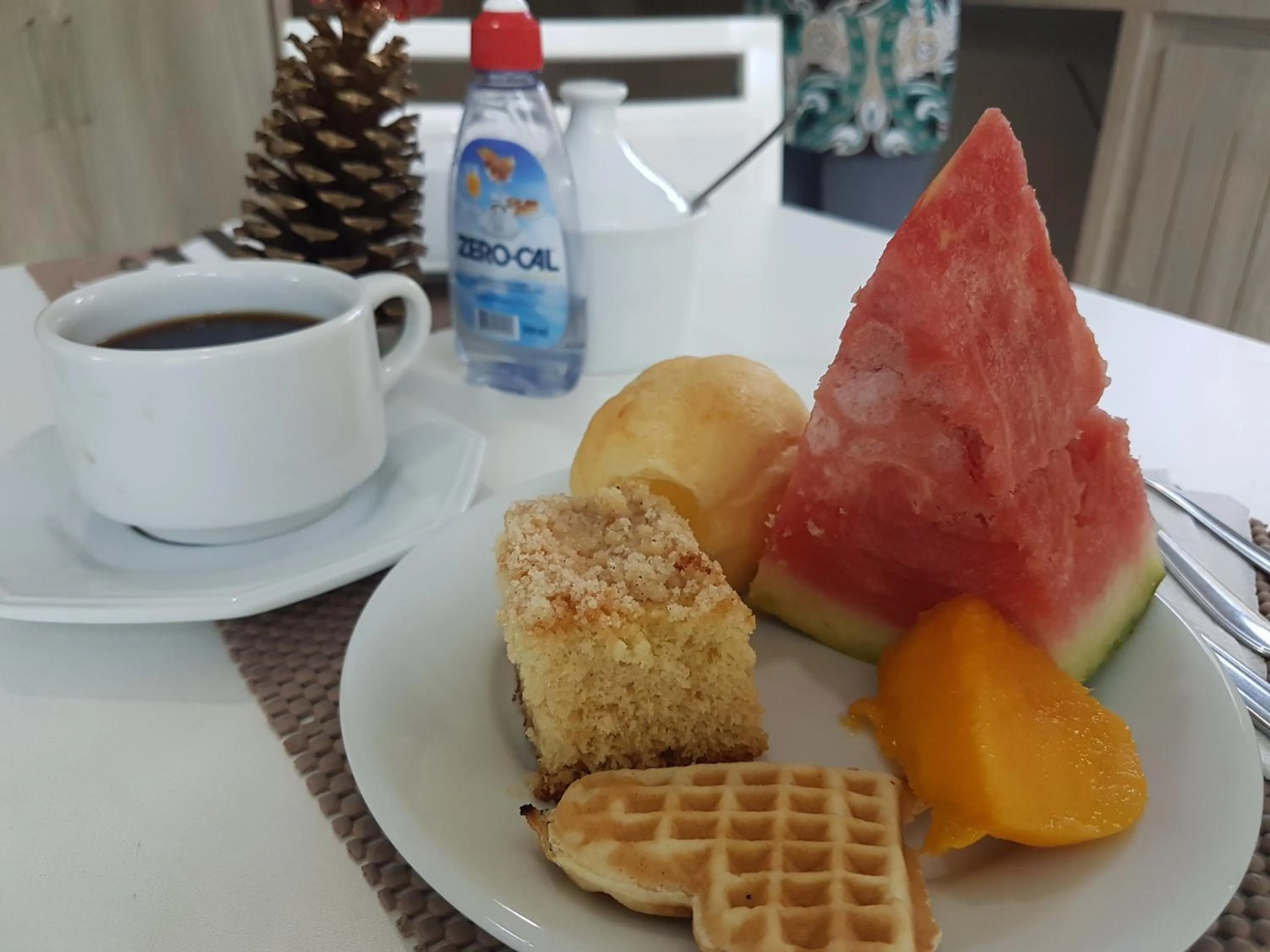 Breakfast in Hotel Pousada Cabana da Mata