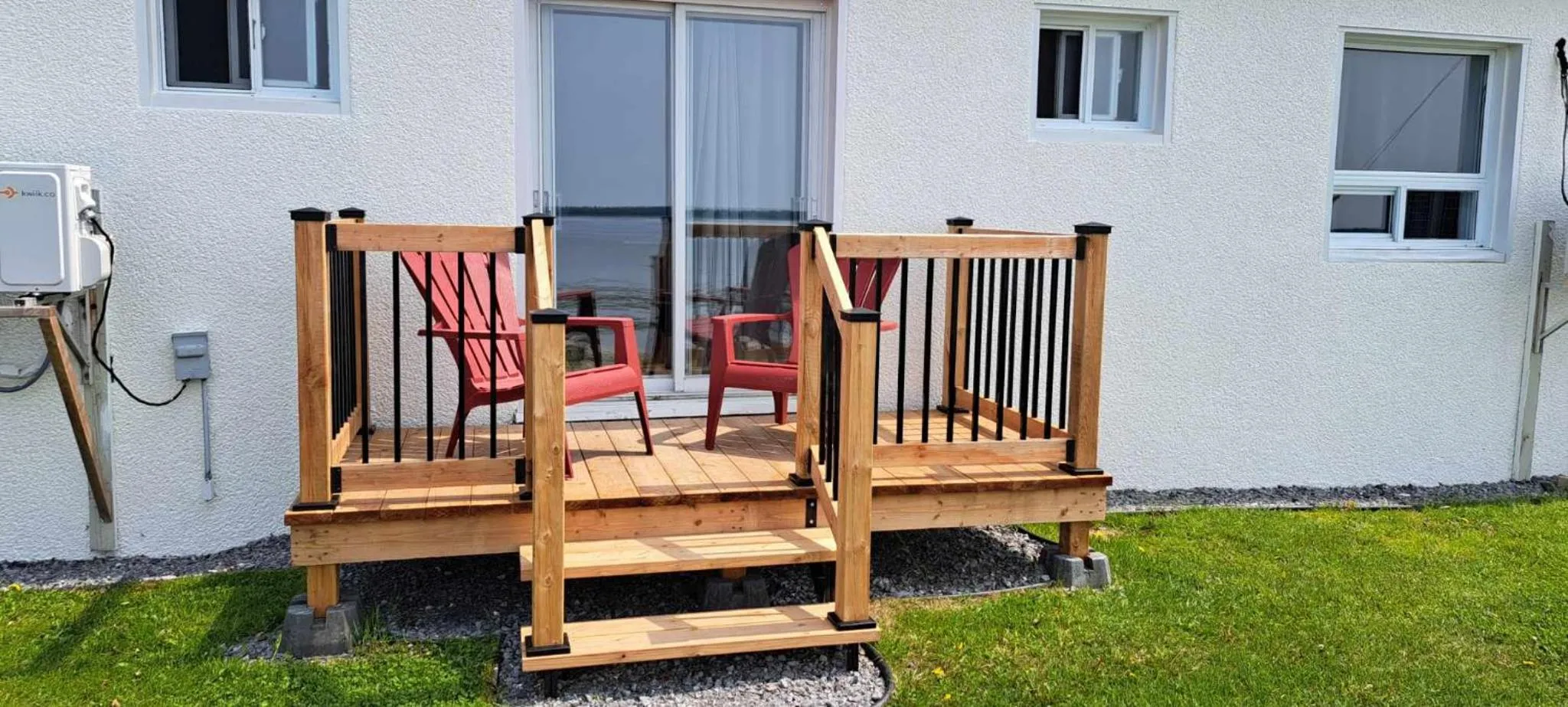 Patio in Motel Rimouski