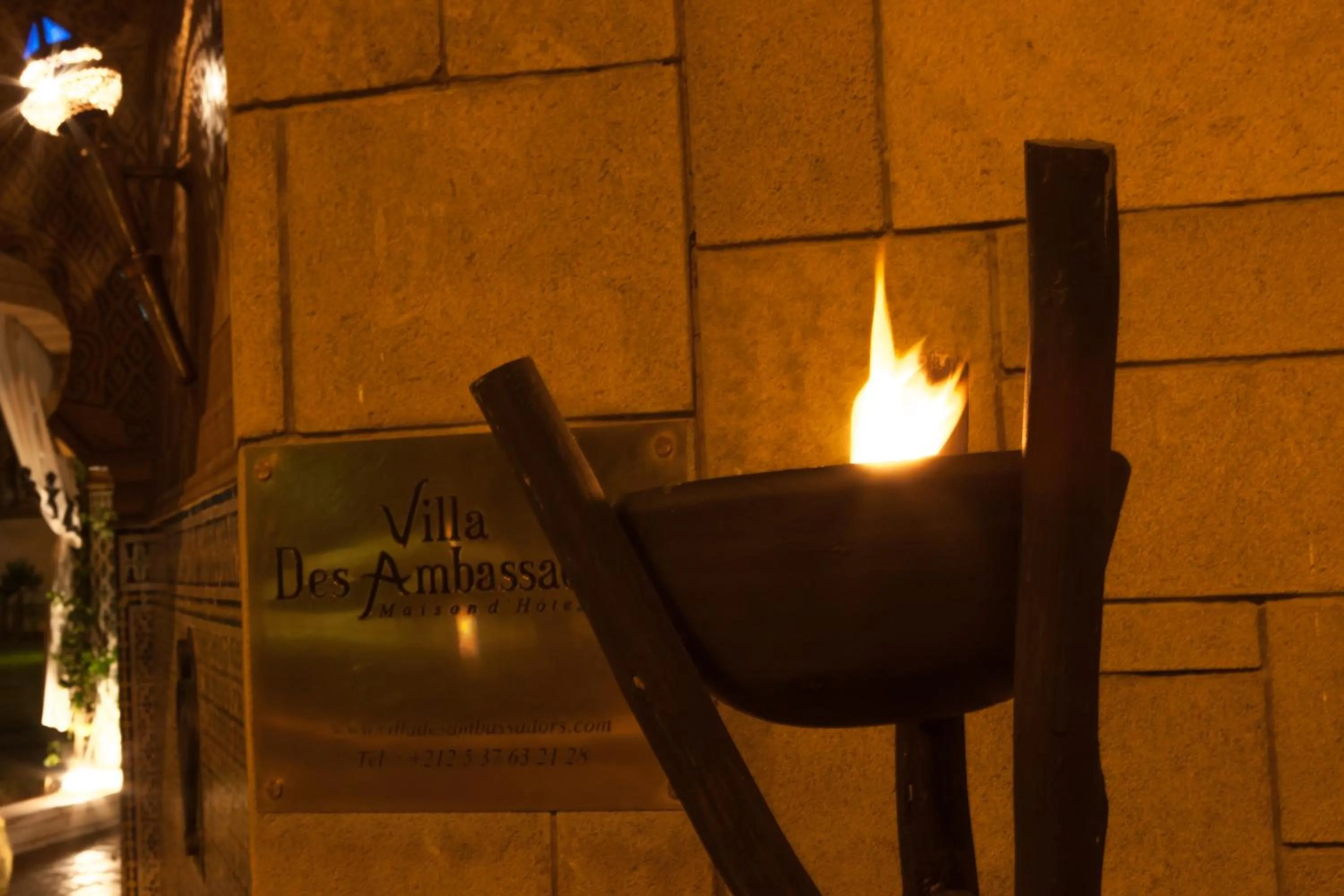 Decorative detail in Villa Des Ambassadors