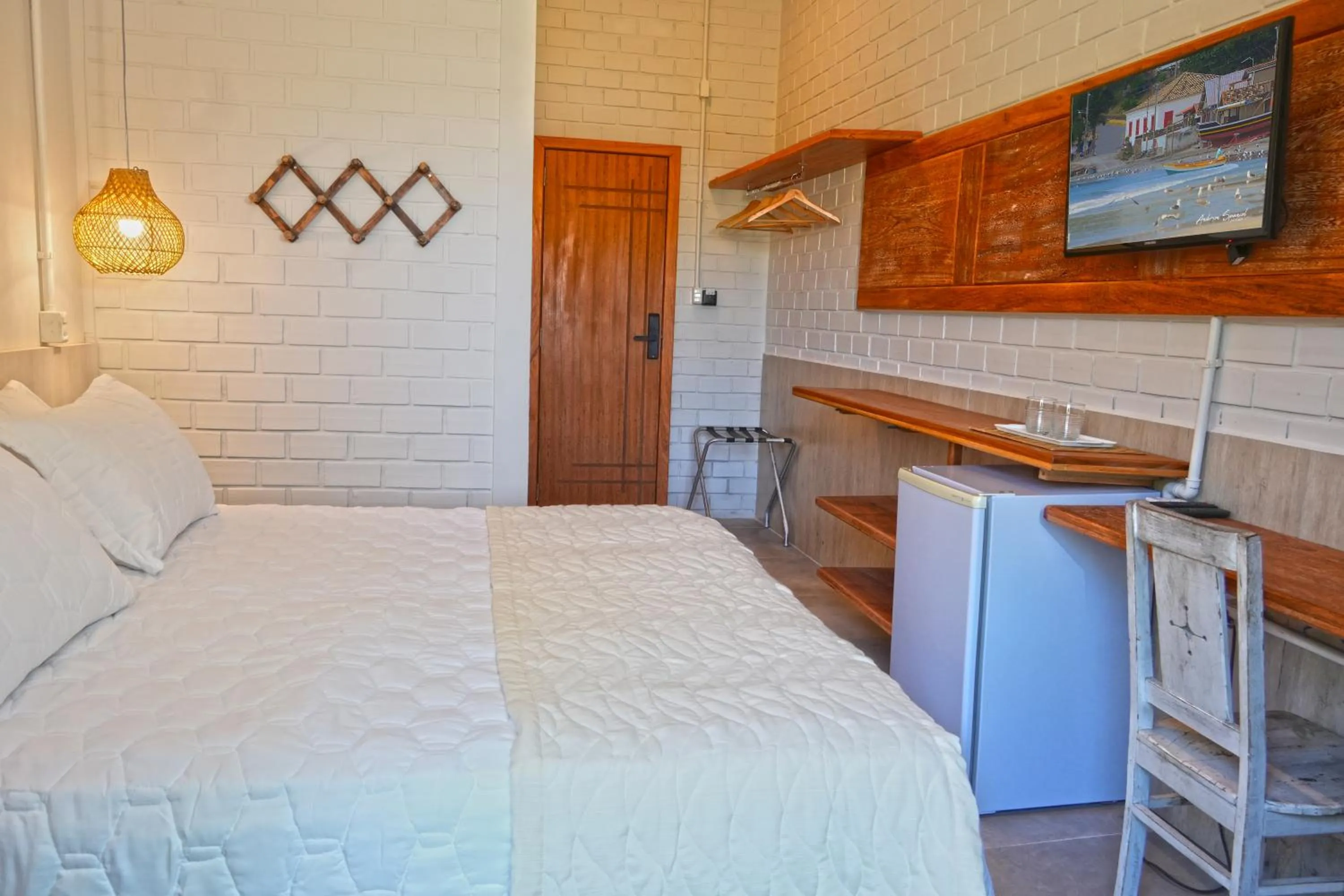 Bed in Pousada da Encosta