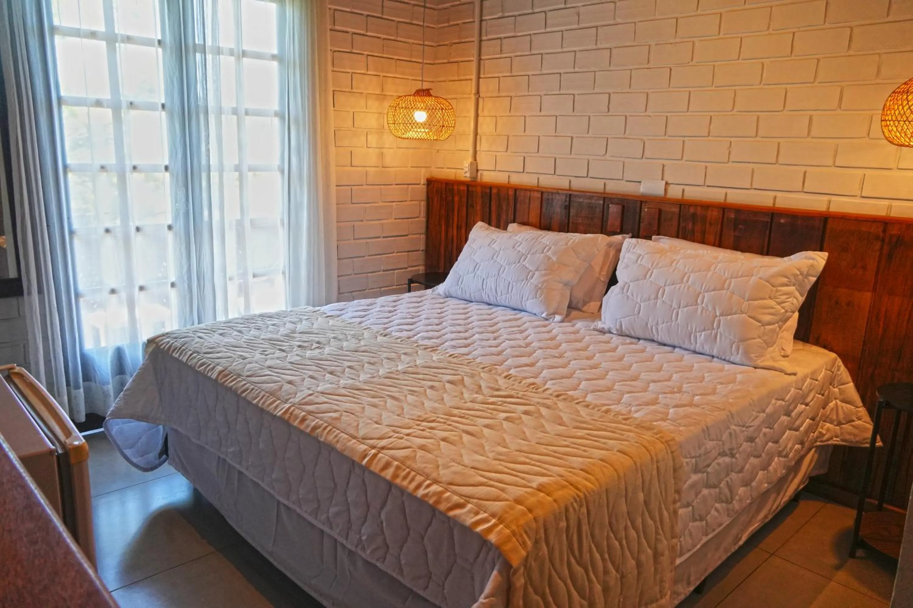 Bed in Pousada da Encosta