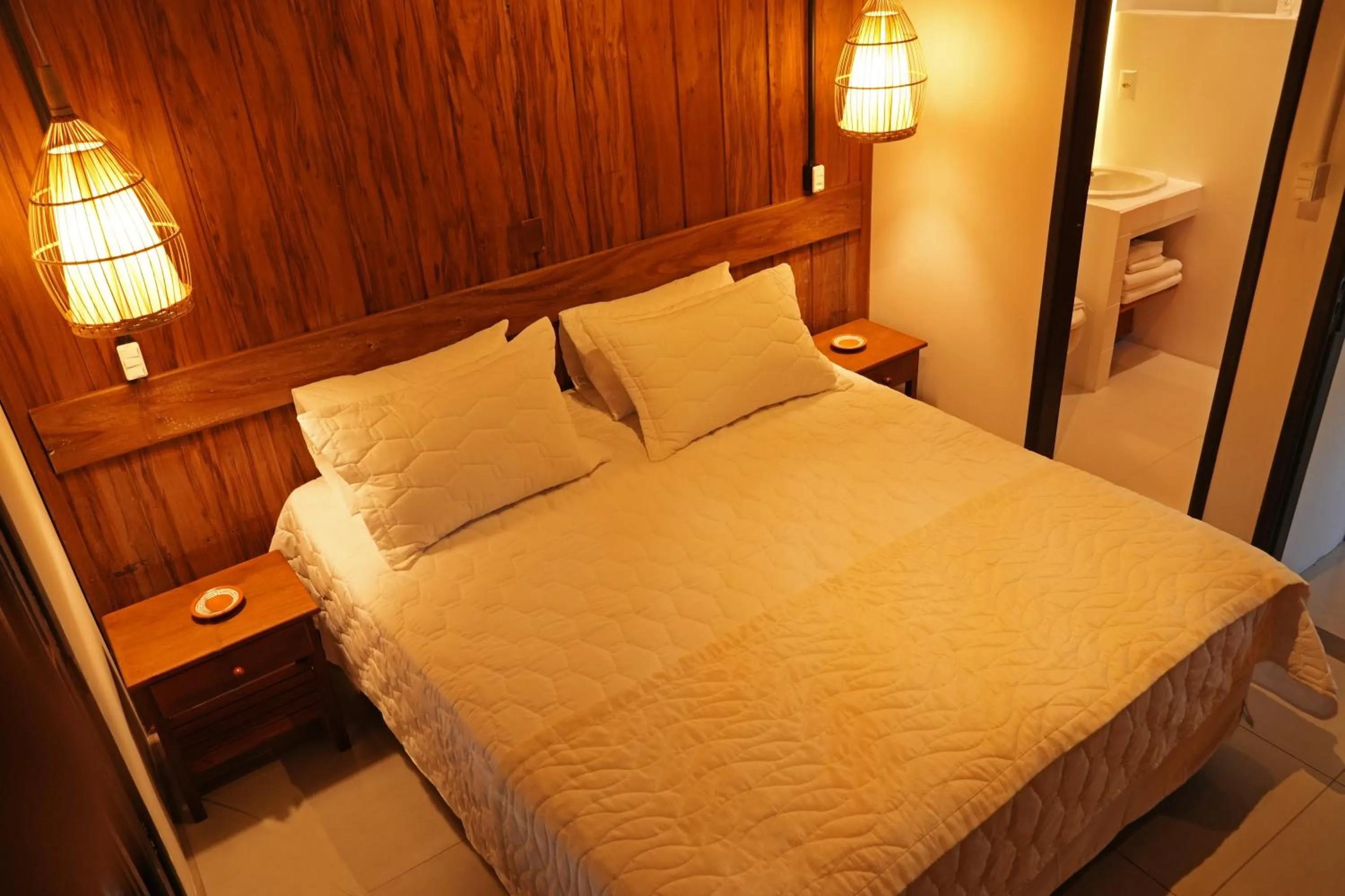 Bed in Pousada da Encosta