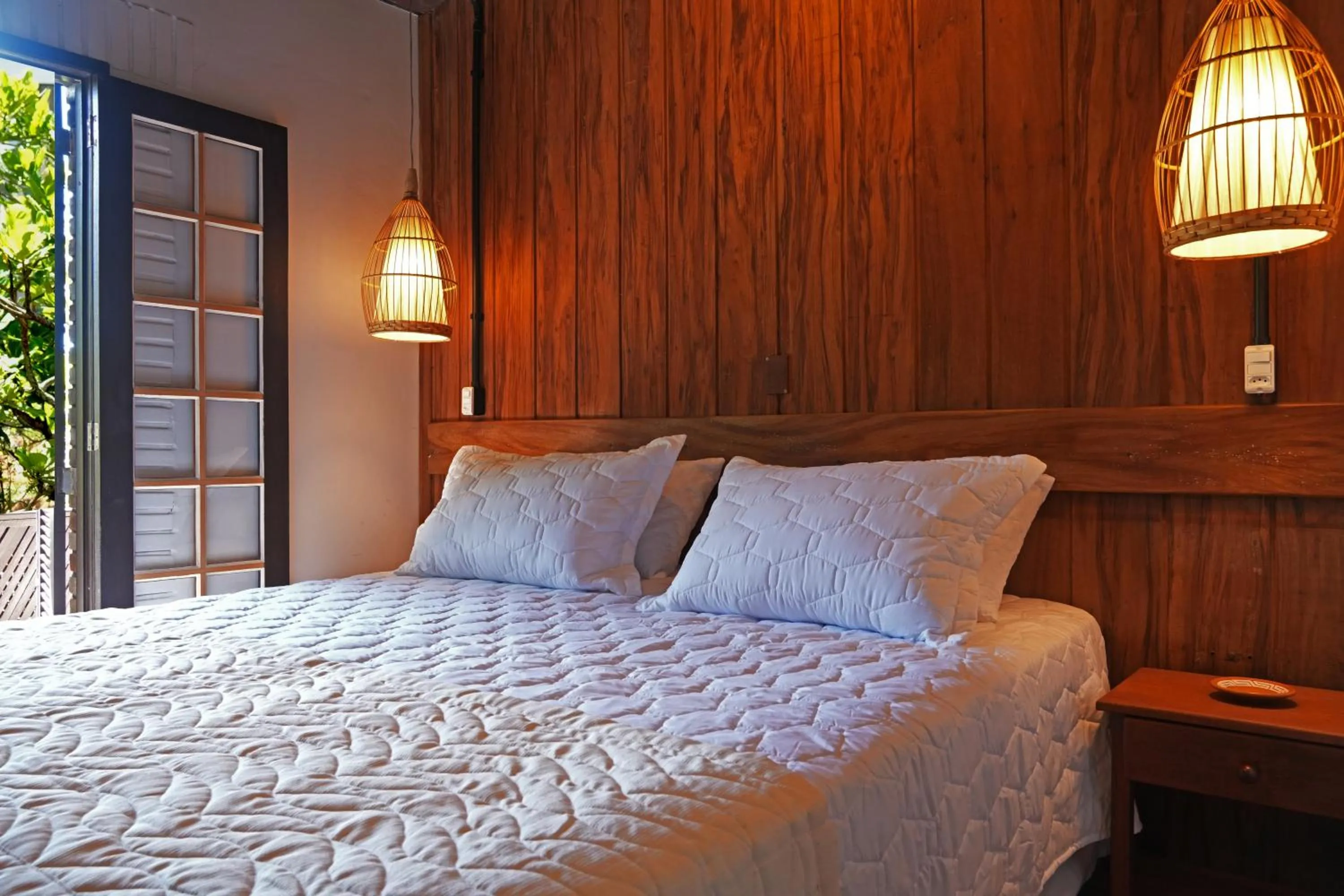 Bed in Pousada da Encosta