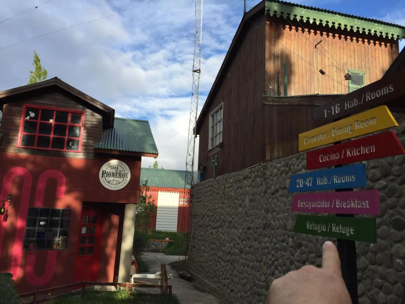 Evening entertainment in Hostel Los Pioneros