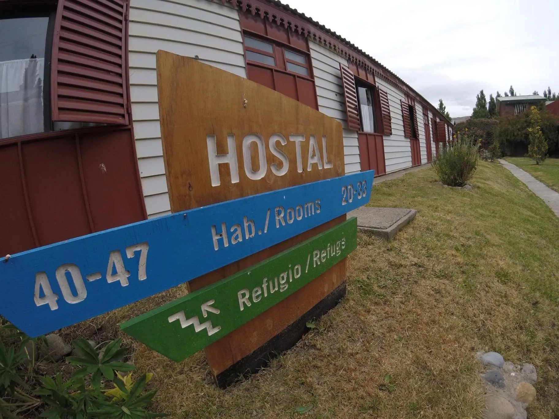 Garden in Hostel Los Pioneros