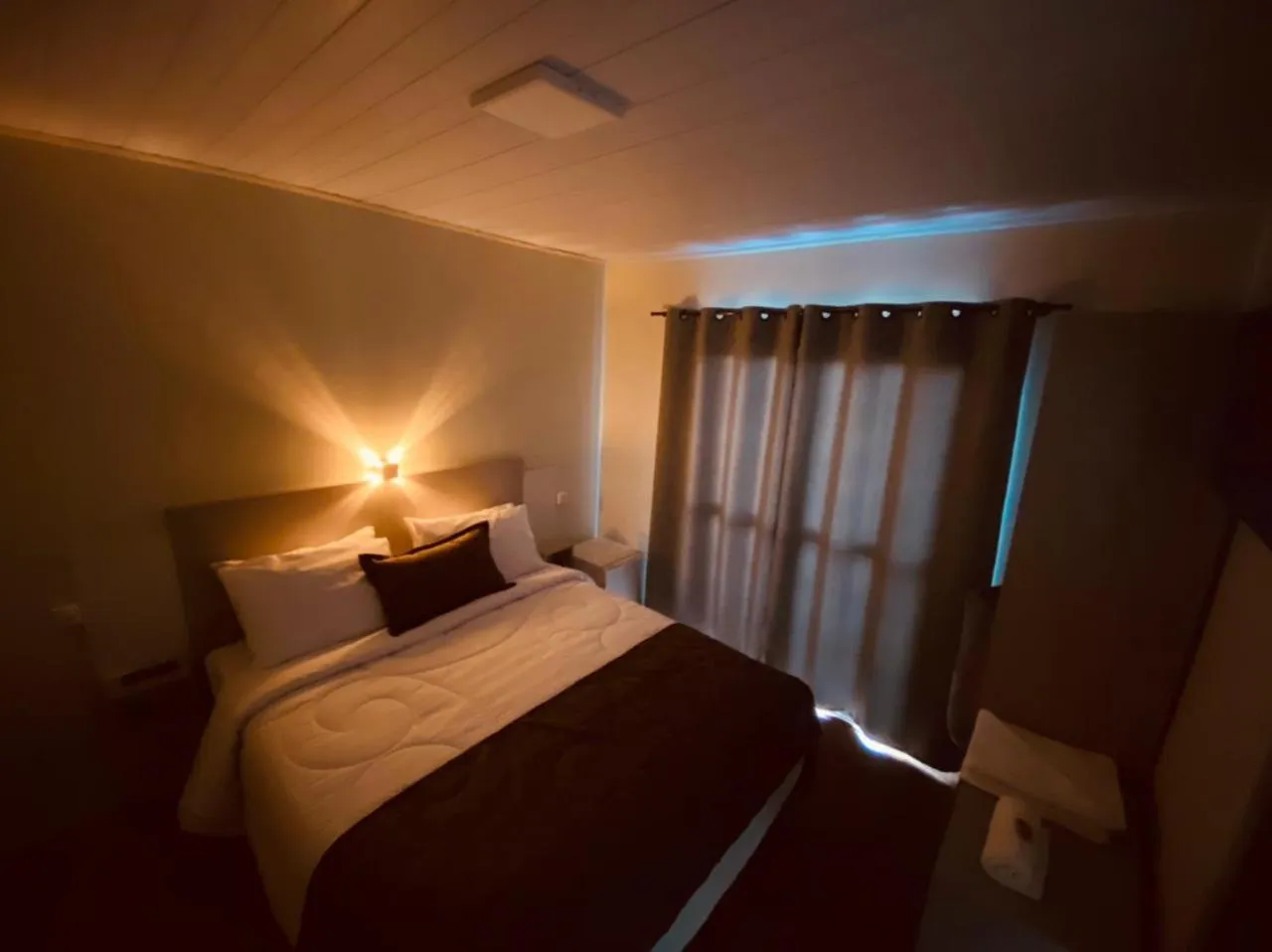 Bed in Pousada Paraíso da Serra