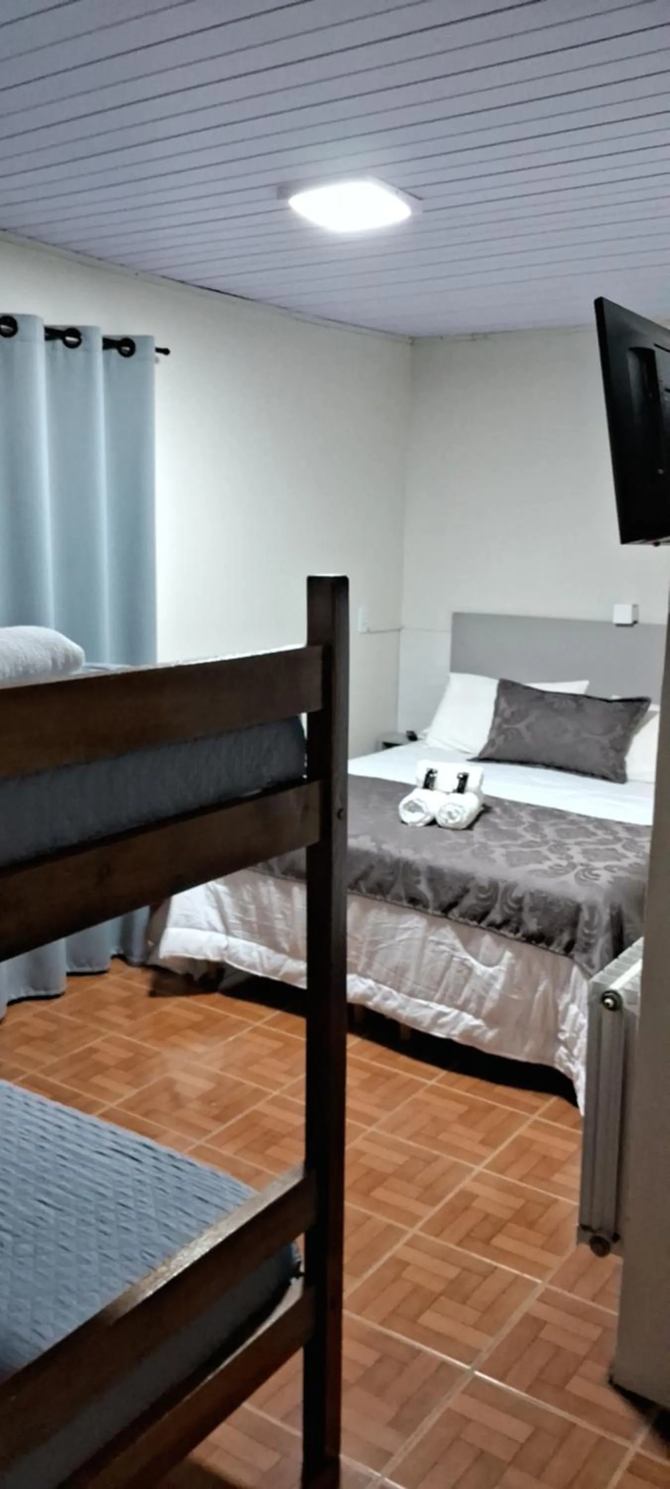 Bed in Pousada Paraíso da Serra