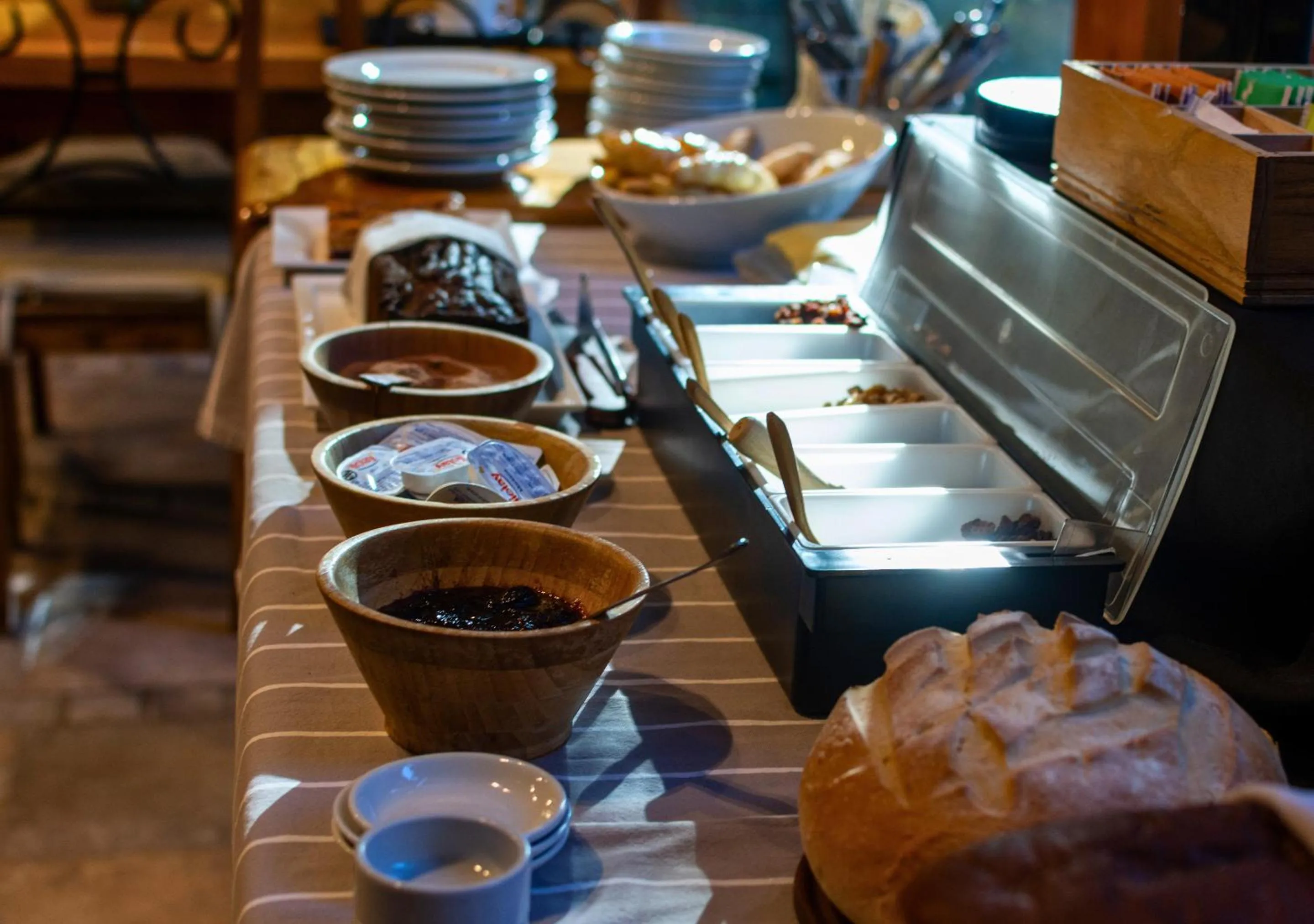 Buffet breakfast in Costa Serena Aparts & Spa