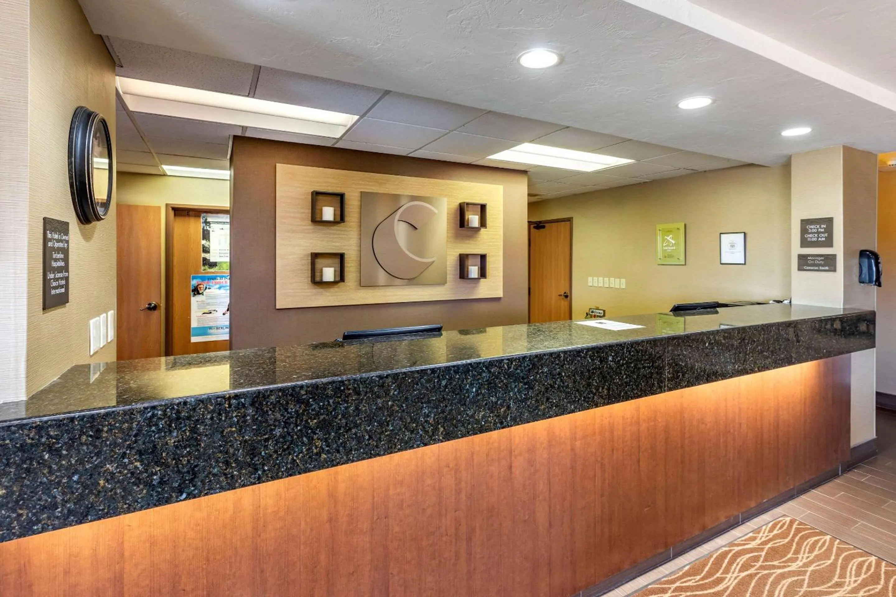Lobby or reception in Comfort Inn Evansville-Casper